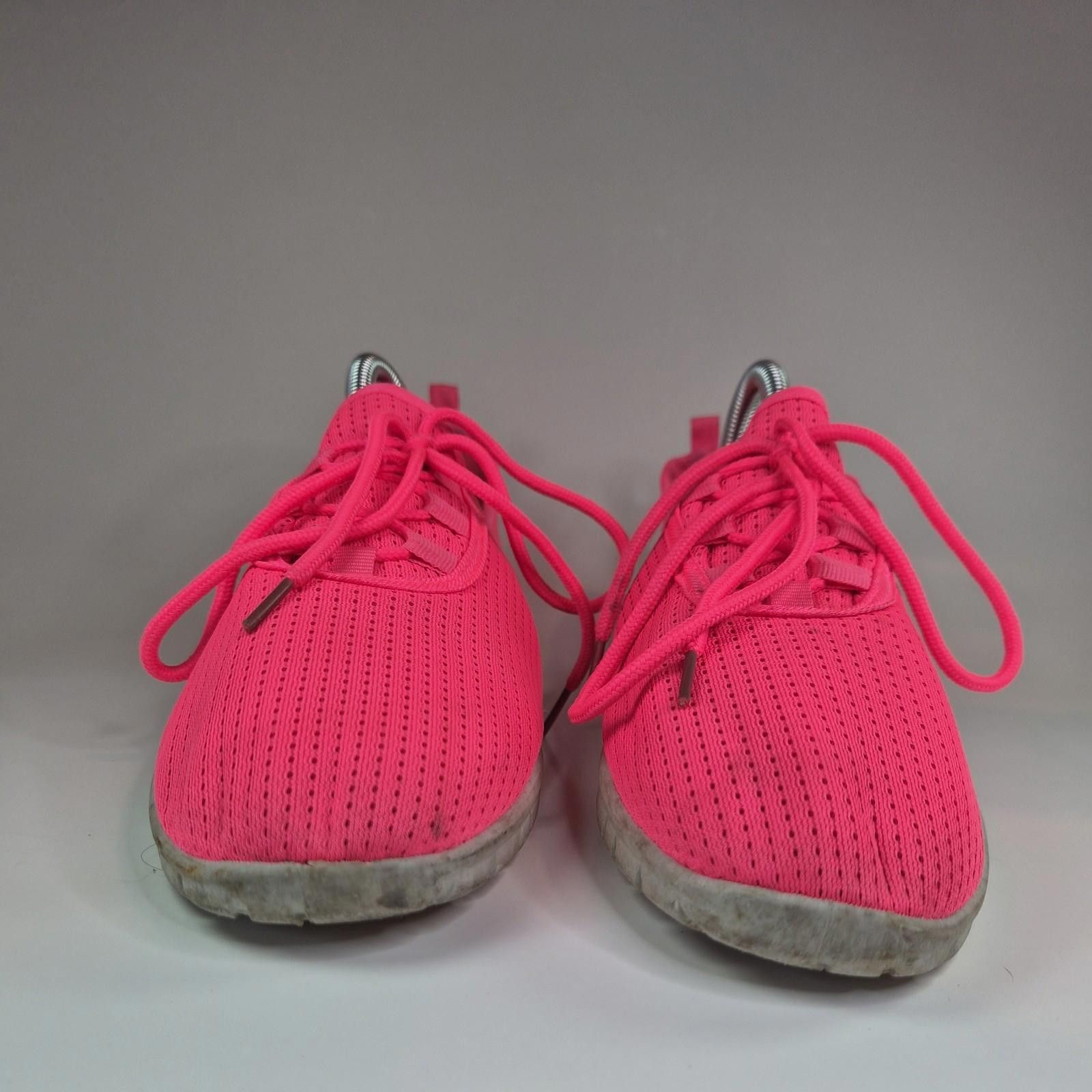 Other Light Weight Women Shoes Sz8 Neon Pink Athletic Lace Up Mesh Size US 8 / IT 38 - 2 Thumbnail