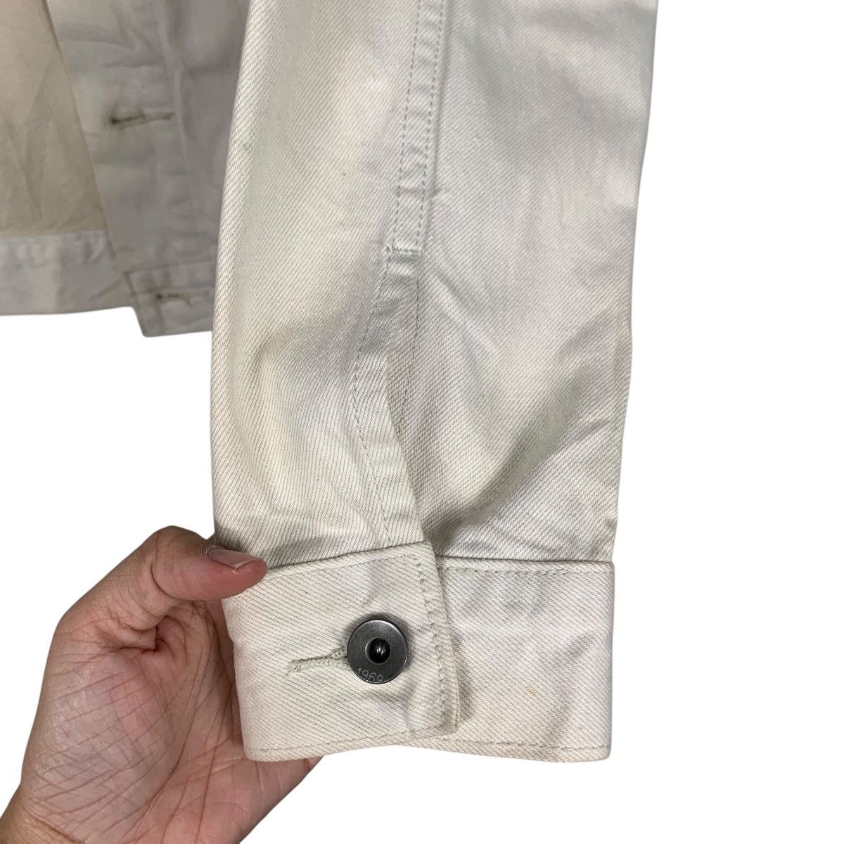 Gap GAP Spring 14 White Cream Denim Jacket #1936-C84 Size US XS / EU 42 / 0 - 13 Thumbnail