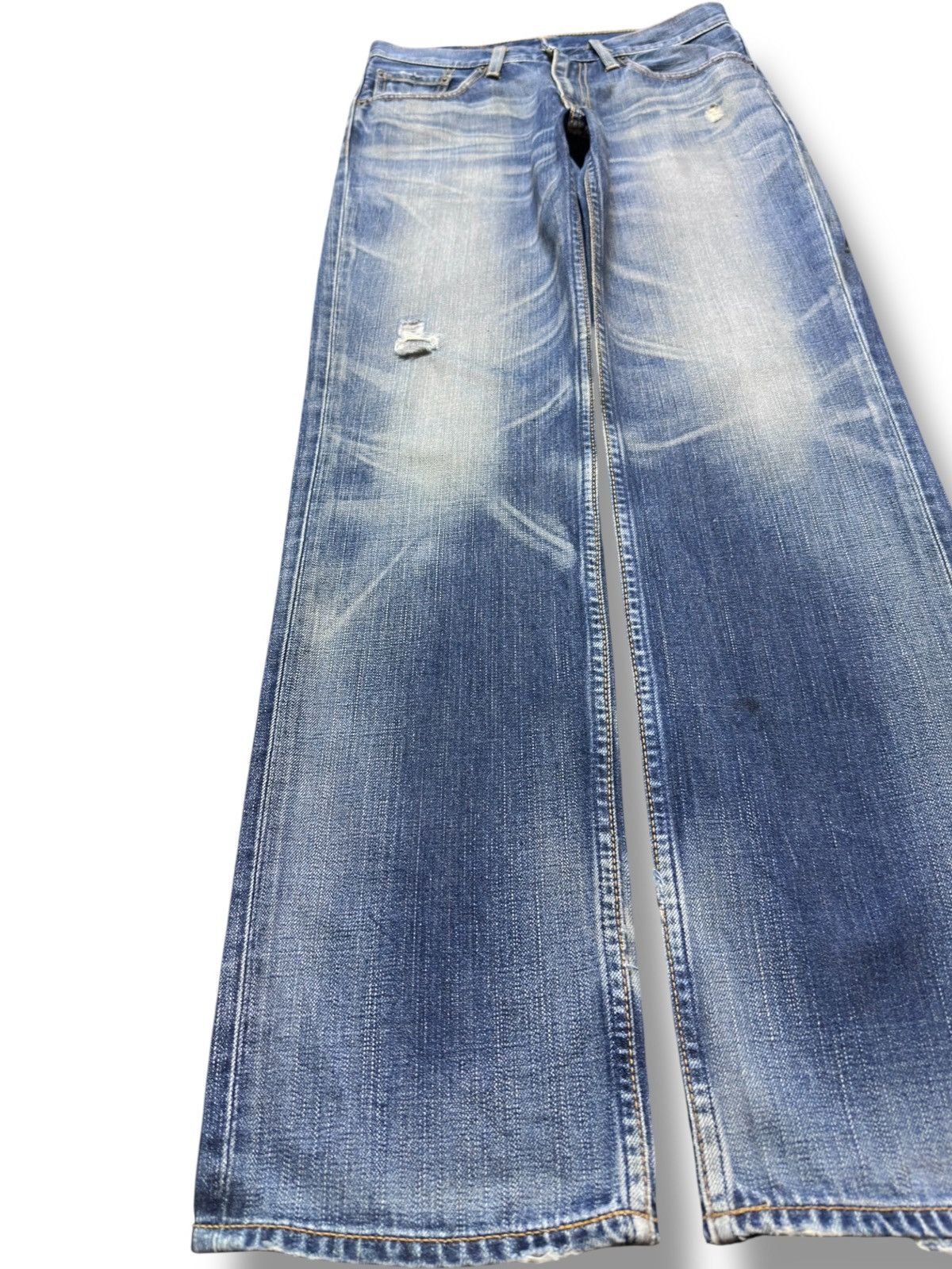 Levi's Vintage Levi’s 702 Faded Whiskers Denim Size US 30 / EU 46 - 3 Thumbnail