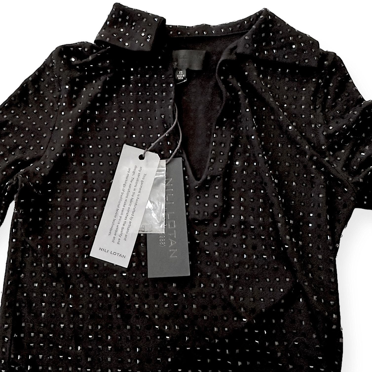 Nili Lotan Nili Lotan Adelyn Dress In Black, Size XS, New with tag Size XS / US 0-2 / IT 36-38 - 10 Thumbnail