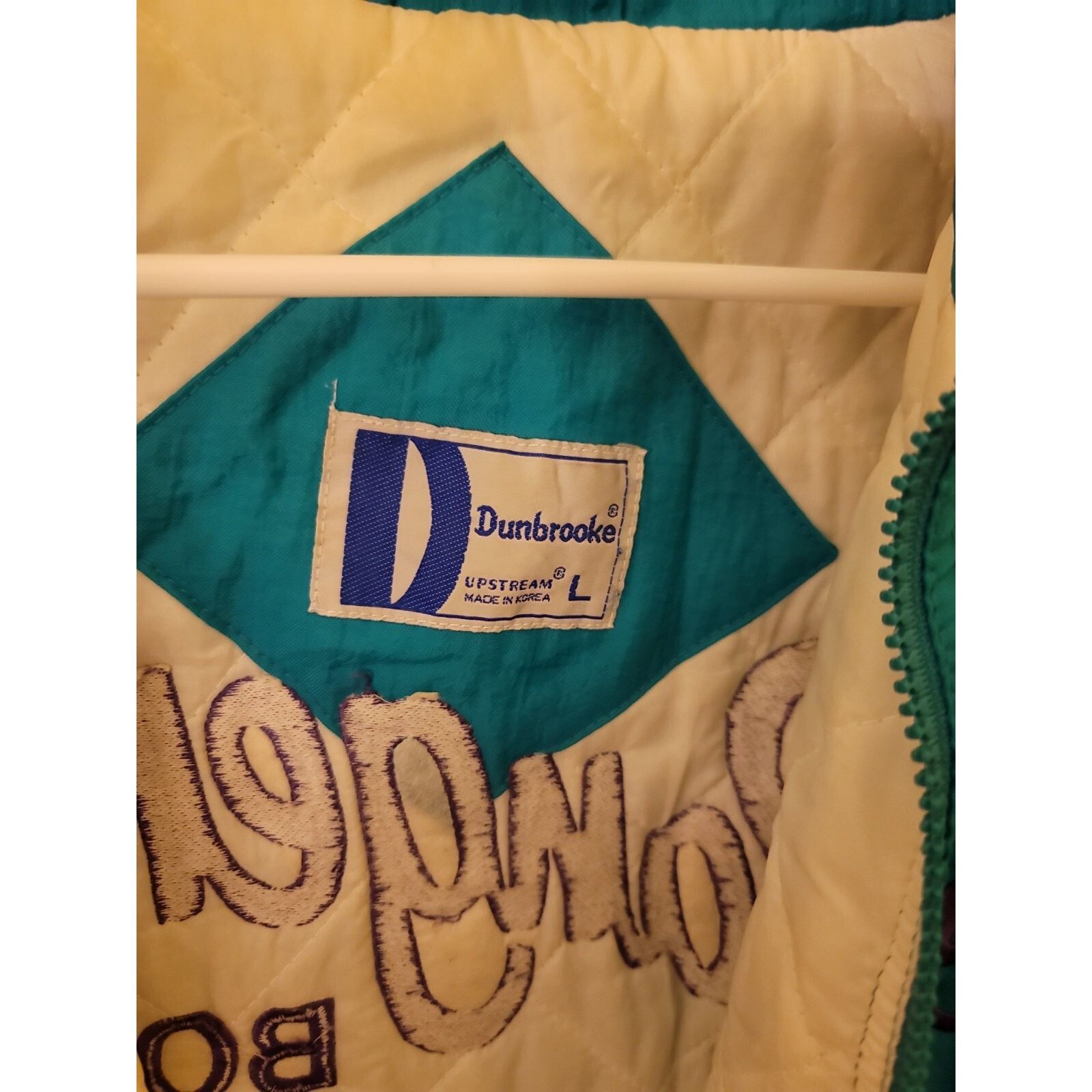 Vintage Vtg RANGER BOATS jacket turquoise purple Sz L Dunbrooke Size US L / EU 52-54 / 3 - 9 Thumbnail