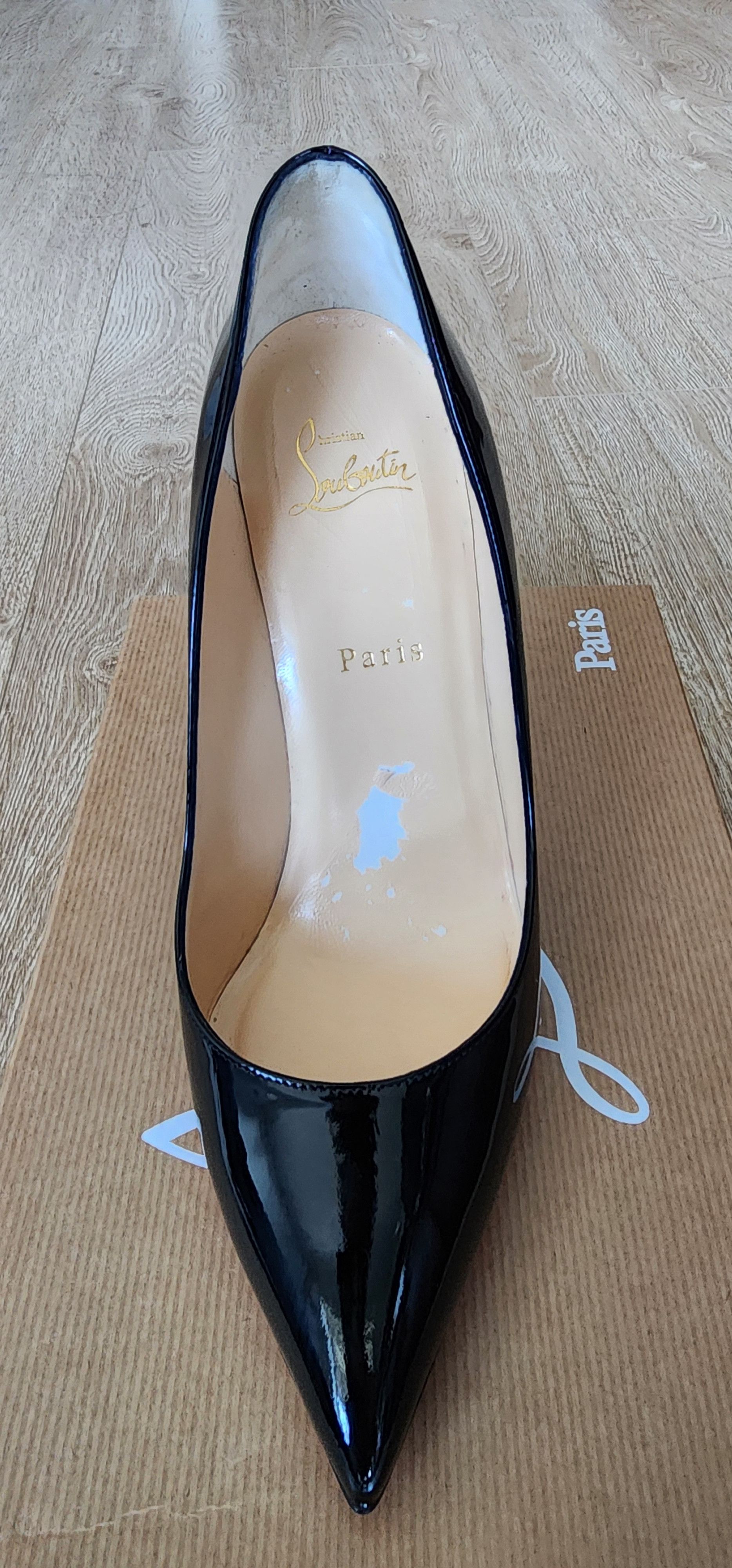 Christian Louboutin Pigalle Patent Leather Pump Size US 9.5 / IT 39.5 - 14 Thumbnail