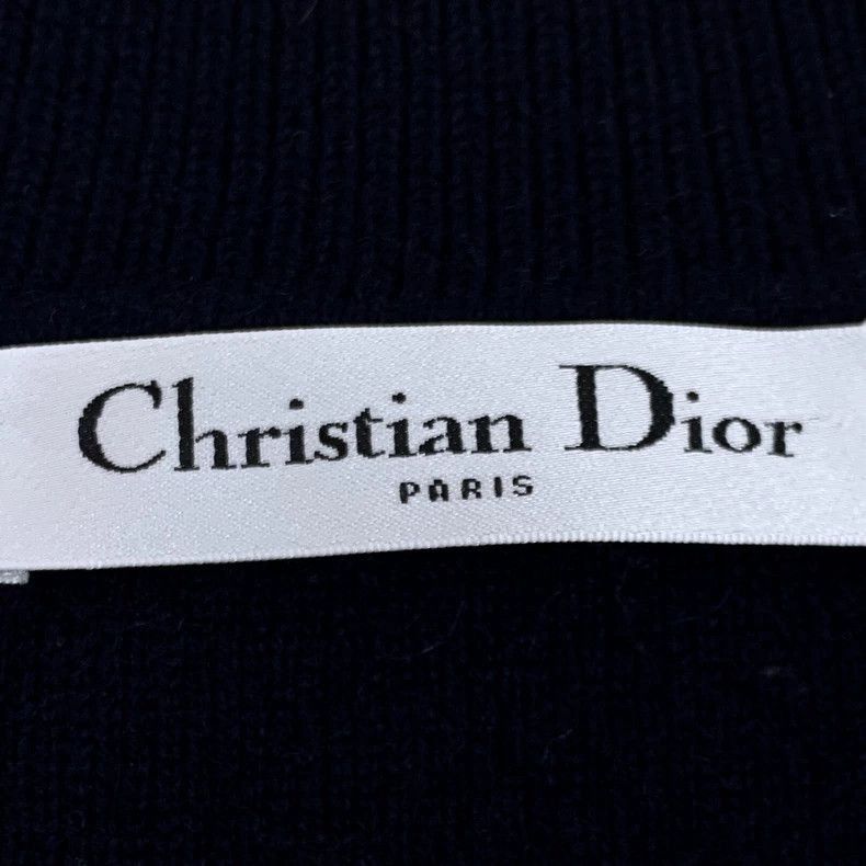Dior Christian Dior Blue Striped Knit Casual Pants-2506 Size 33" - 6 Thumbnail