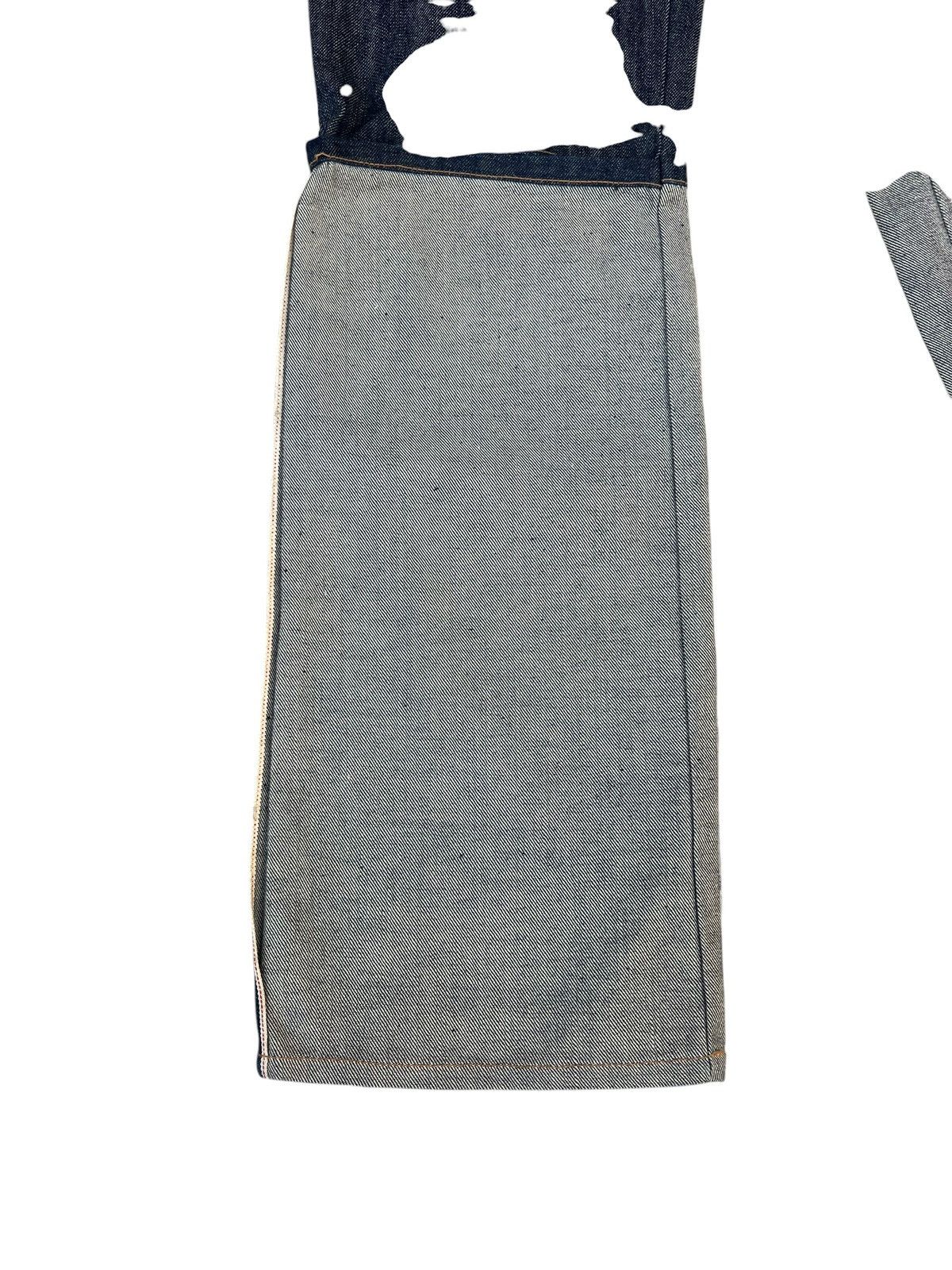 Vintage CLUTCH Japan Folded Leg Redline Selvedge Denim Size US 30 / EU 46 - 10 Thumbnail