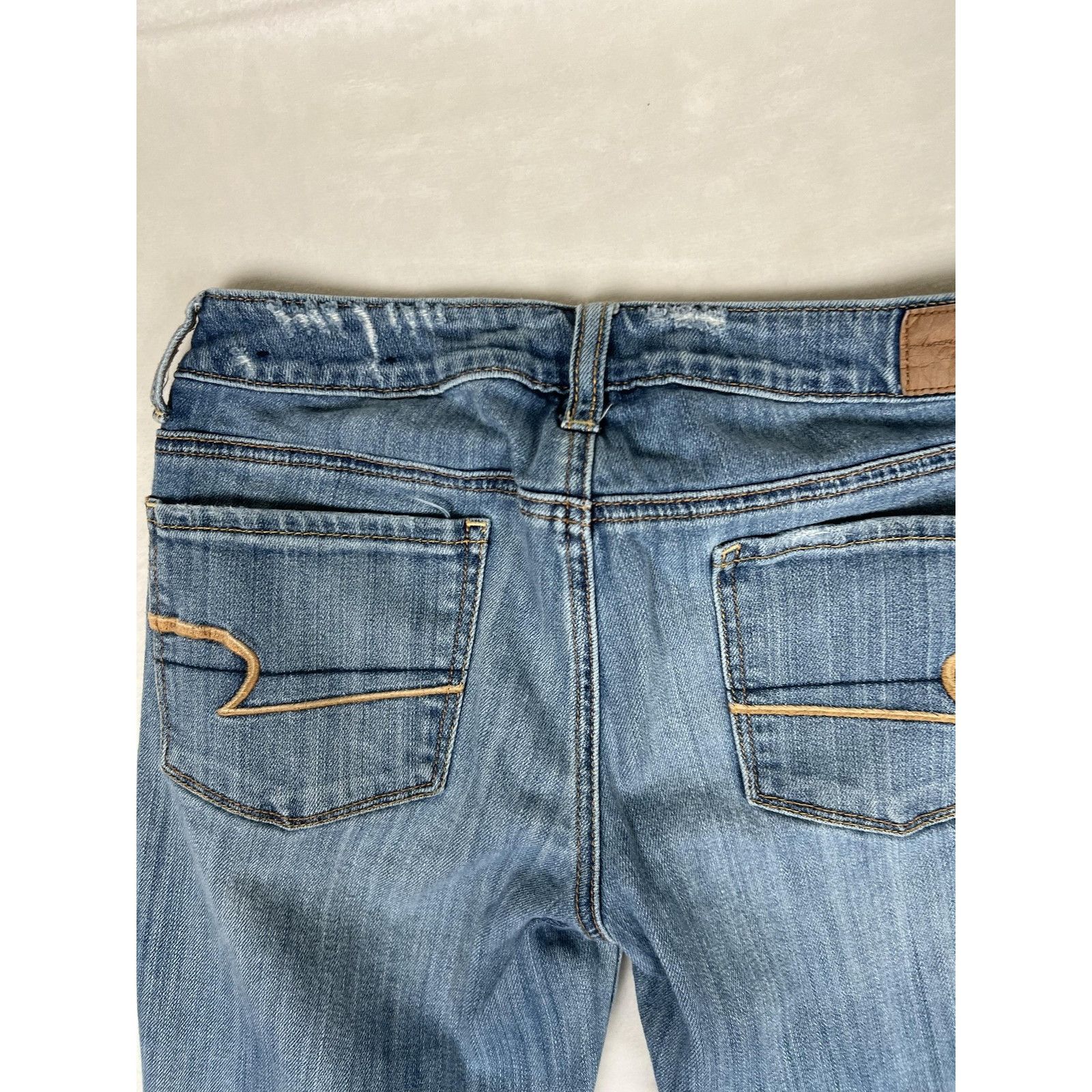 American Eagle Outfitters American Eagle Jeans Women's 6 Medium Wash Low Rise Skinny D Size 28" / US 6 / IT 42 - 11 Thumbnail