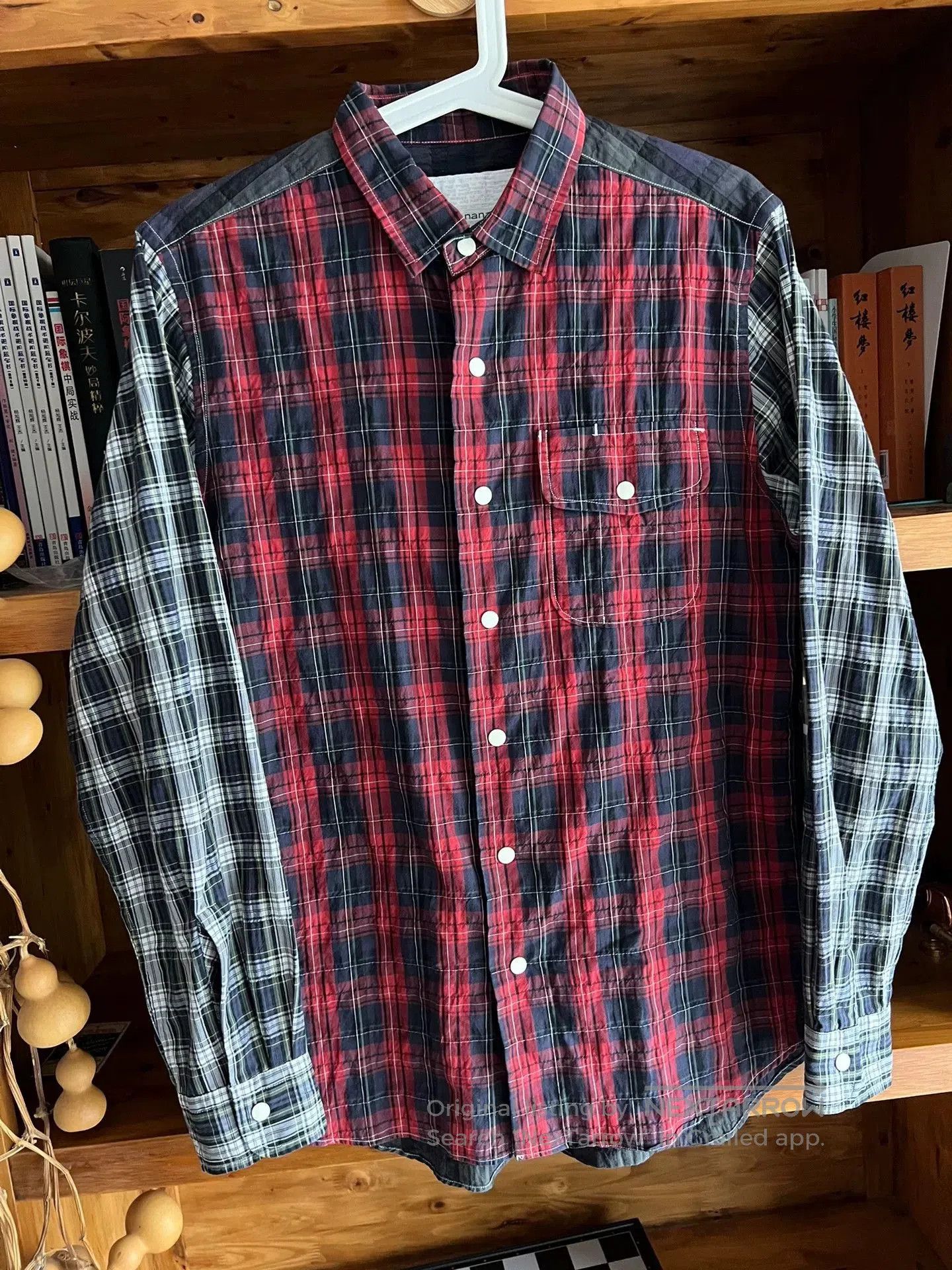 Nanamica Nanamica Checkered Patchwork Shirt Jacket. Size US S / EU 44-46 / 1 - 2 Thumbnail