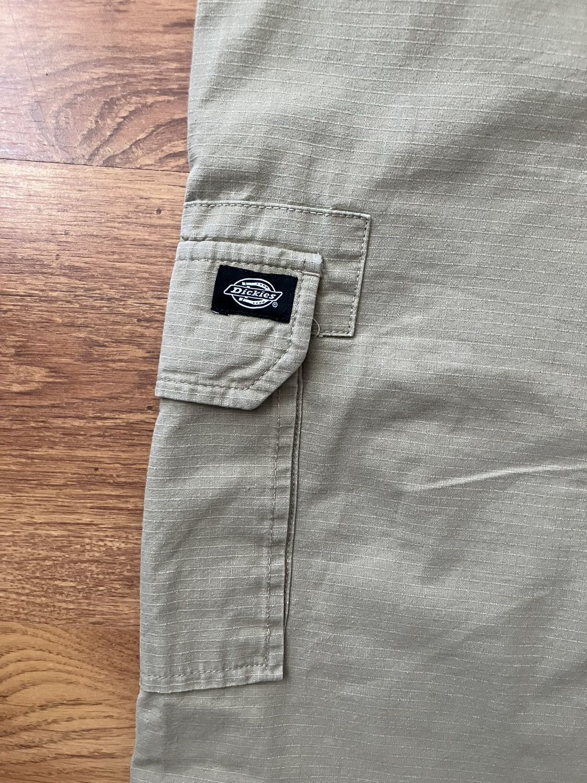 Dickies × Vintage Beige Cargo Dickies Pants Double Knee Streetwear W32 L32 Size US 32 / EU 48 - 10 Thumbnail