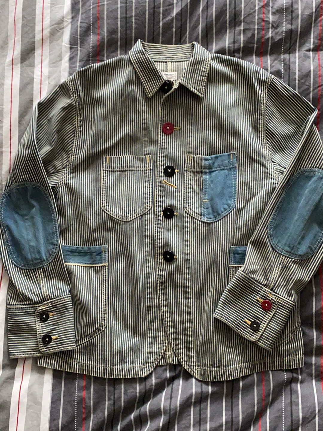 Porter Classic Porter Classic Retro Stripe Work Jacket Size US M / EU 48-50 / 2 - 1 Thumbnail