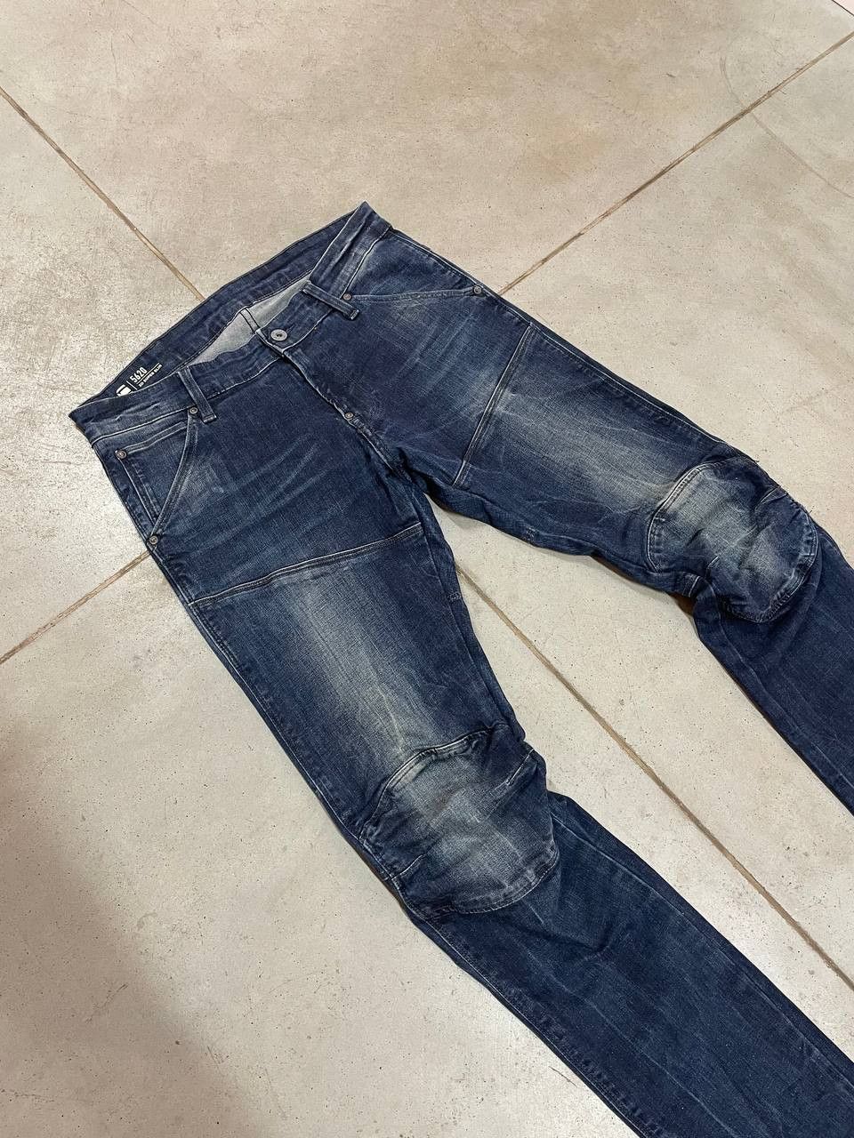 G-Star G Star Raw 3D Super Slim Jeans Biker Knee Size US 32 / EU 48 - 3 Thumbnail