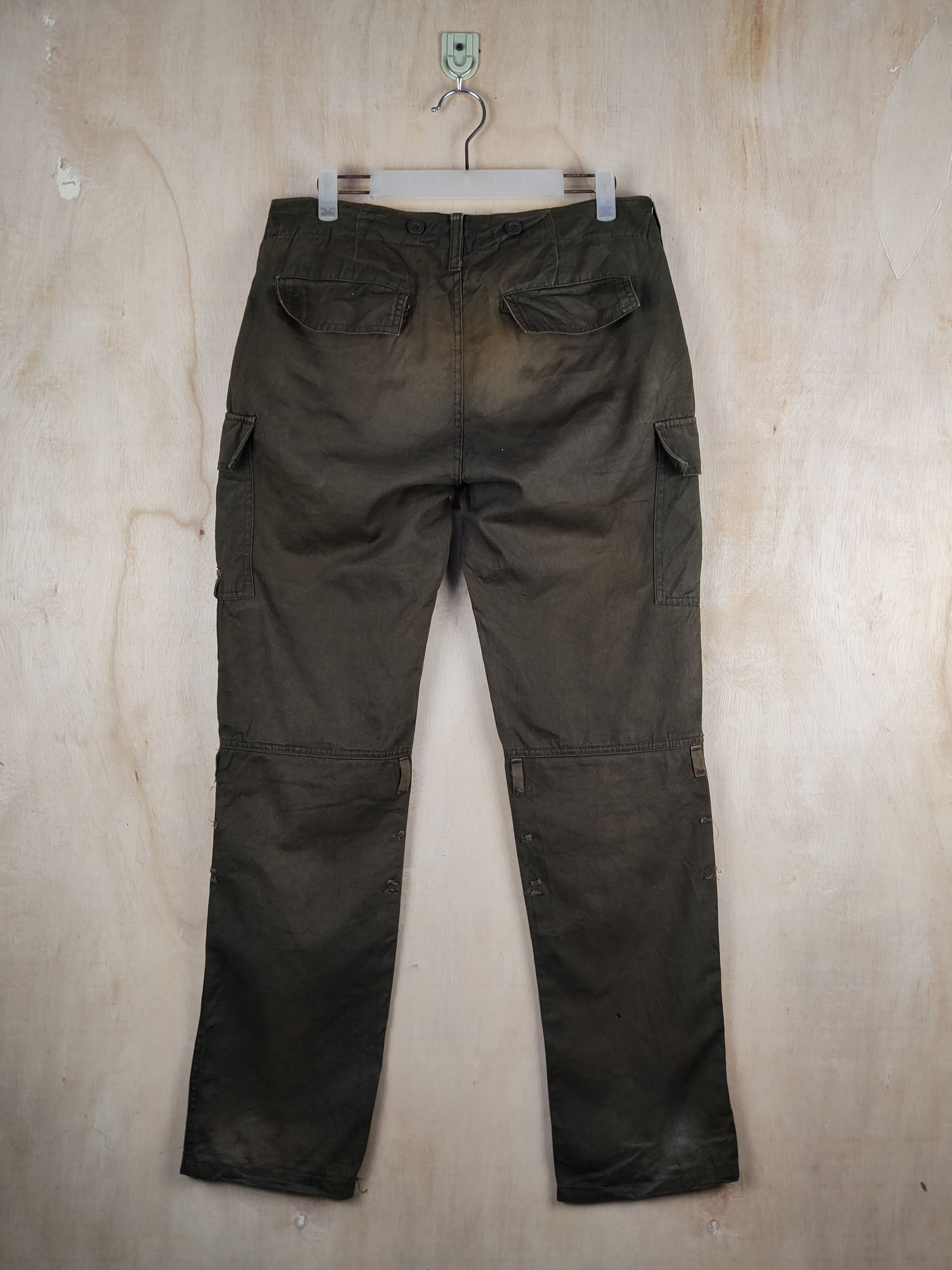Japanese Brand Japanese Brand Brown Multipocket Tactical Cargo Pants #S2423 Size US 31 - 7 Thumbnail