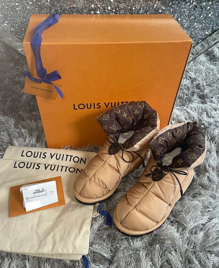 Louis Vuitton Louis Vuitton Pillow Comfort Ankle Boot Beige Size 38New Size US 8 / IT 38 - 1 Thumbnail