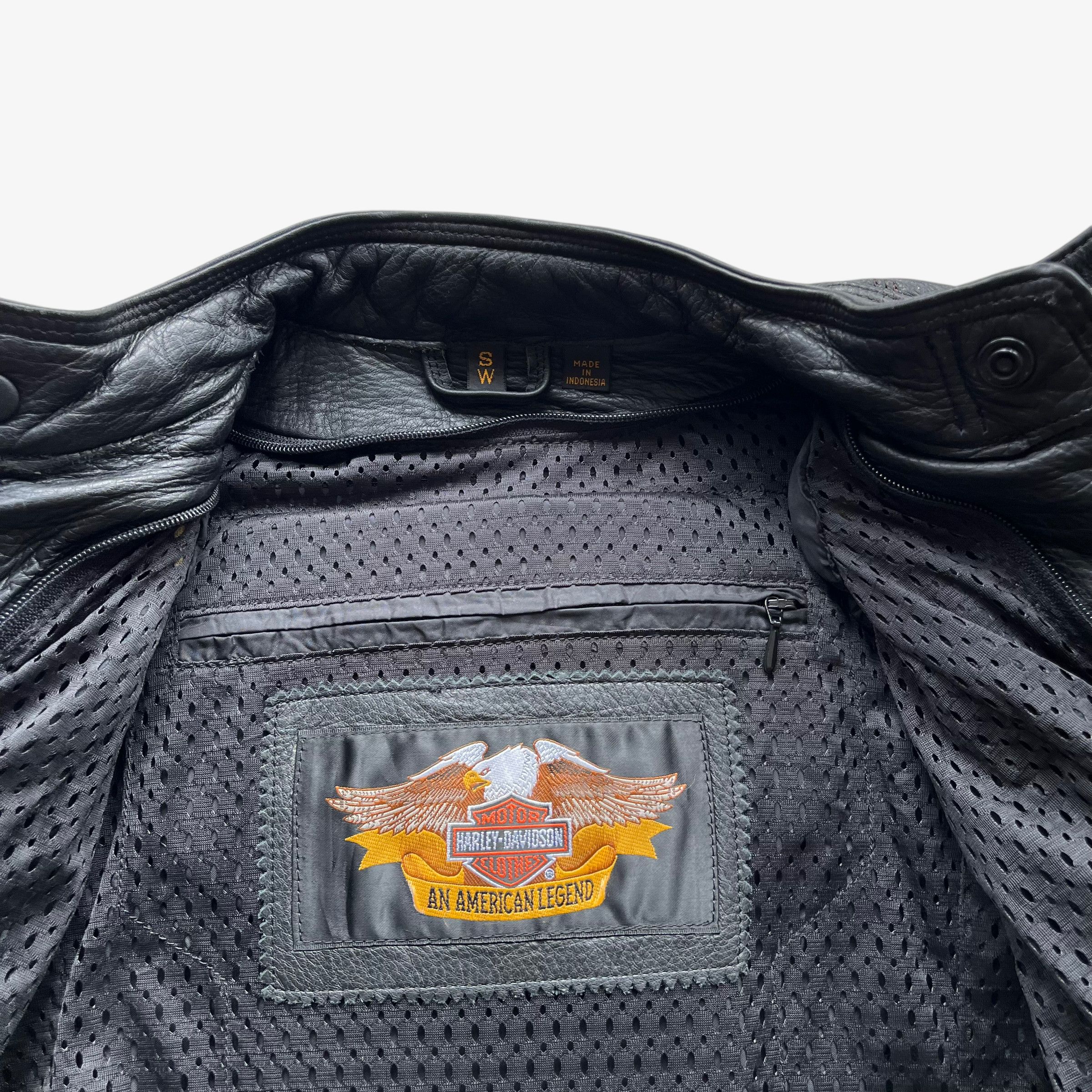Harley Davidson Vintage Y2K Women's Harley Davidson Leather Biker Jacket Size S / US 4 / IT 40 - 2 Thumbnail