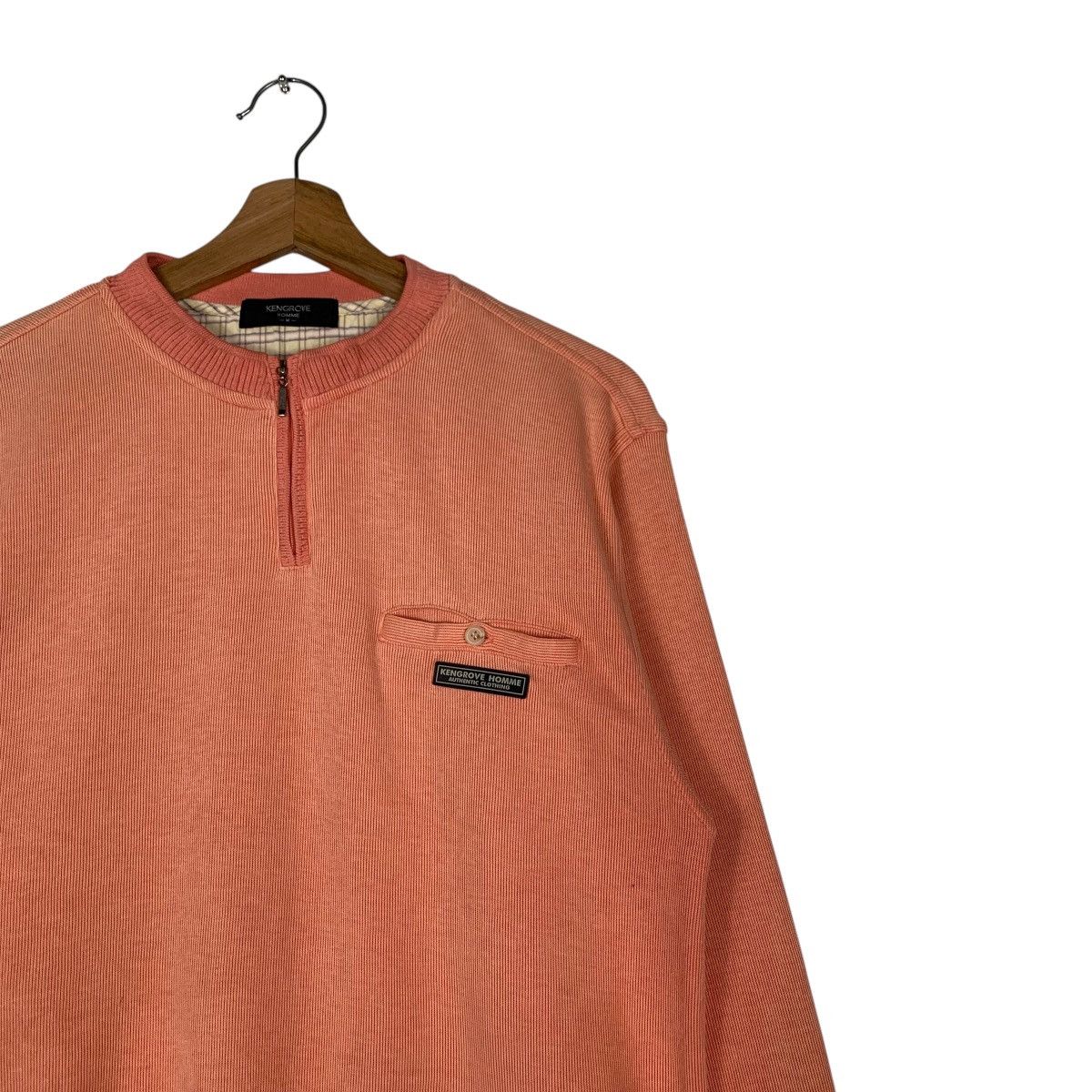 Japanese Brand KENGROVE HOMME Single Pocket Sweatshirt #1497-C67 Size US M / EU 48-50 / 2 - 5 Thumbnail