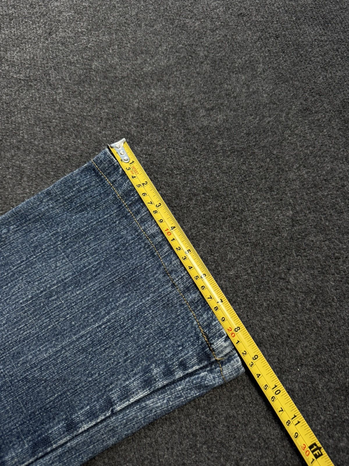 Lee Archive 90s Retro Lee Japan Y2K Flare Denim Jeans Low Rise Size 28" / US 6 / IT 42 - 22 Thumbnail