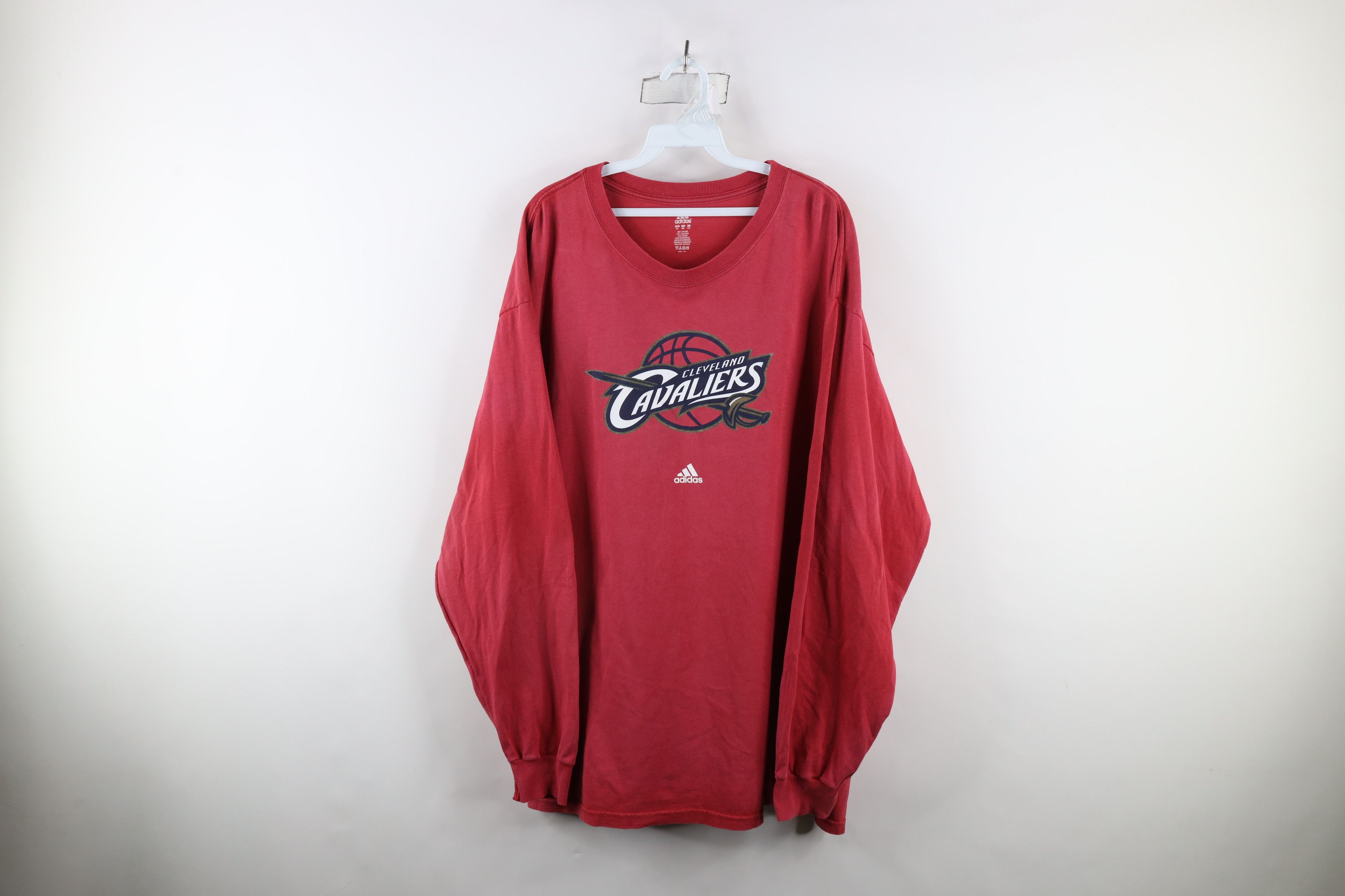 Adidas × Vintage Vintage Adidas Cavaliers Basketball Long Sleeve T-Shirt Size US XXL / EU 58 / 5 - 1 Thumbnail