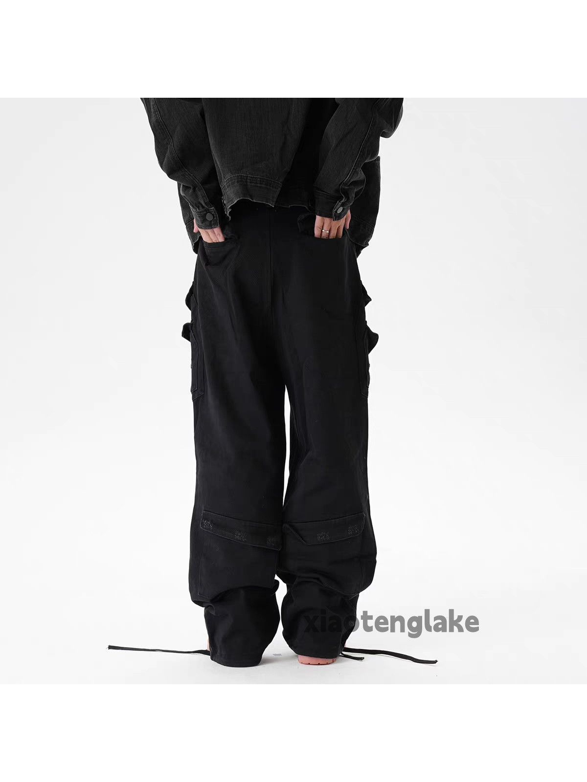 Vintage xtl utility skate hiphop loose baggy cargo military pants Size US 30 / EU 46 - 3 Thumbnail