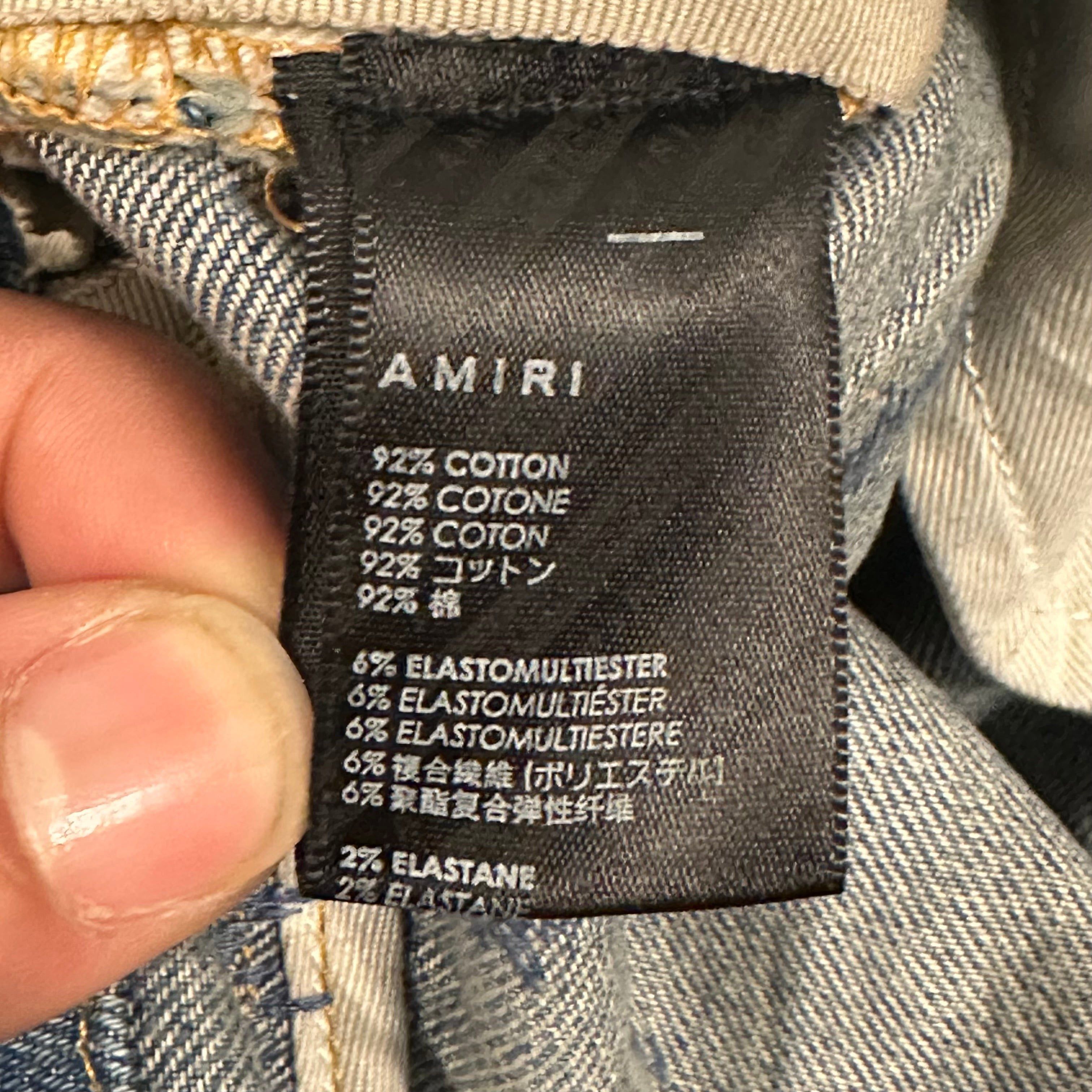 Amiri Amiri Jeans Patchwork Bandana Sz 31 Size US 31 - 6 Thumbnail