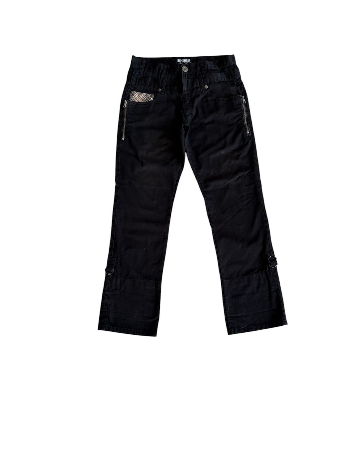 Japanese Brand Japanese High Quality Streetwear Double Waist Denim Size US 31 - 1 Thumbnail