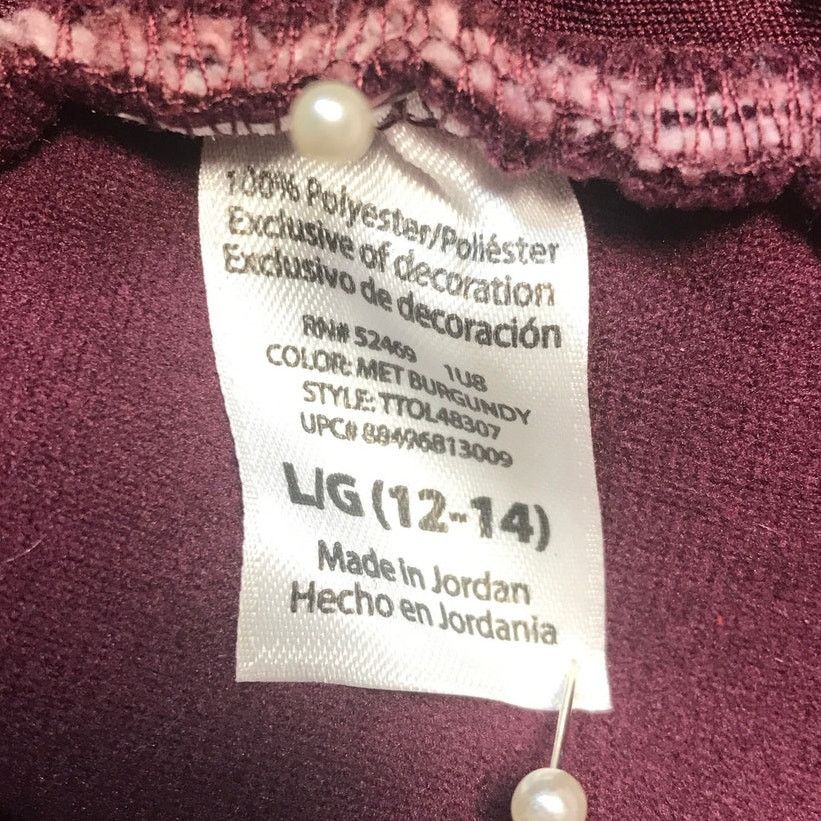 Other Time and Tru Burgundy Fleece Snow Tipped Sherpa Pullover L Size L / US 10 / IT 46 - 7 Thumbnail