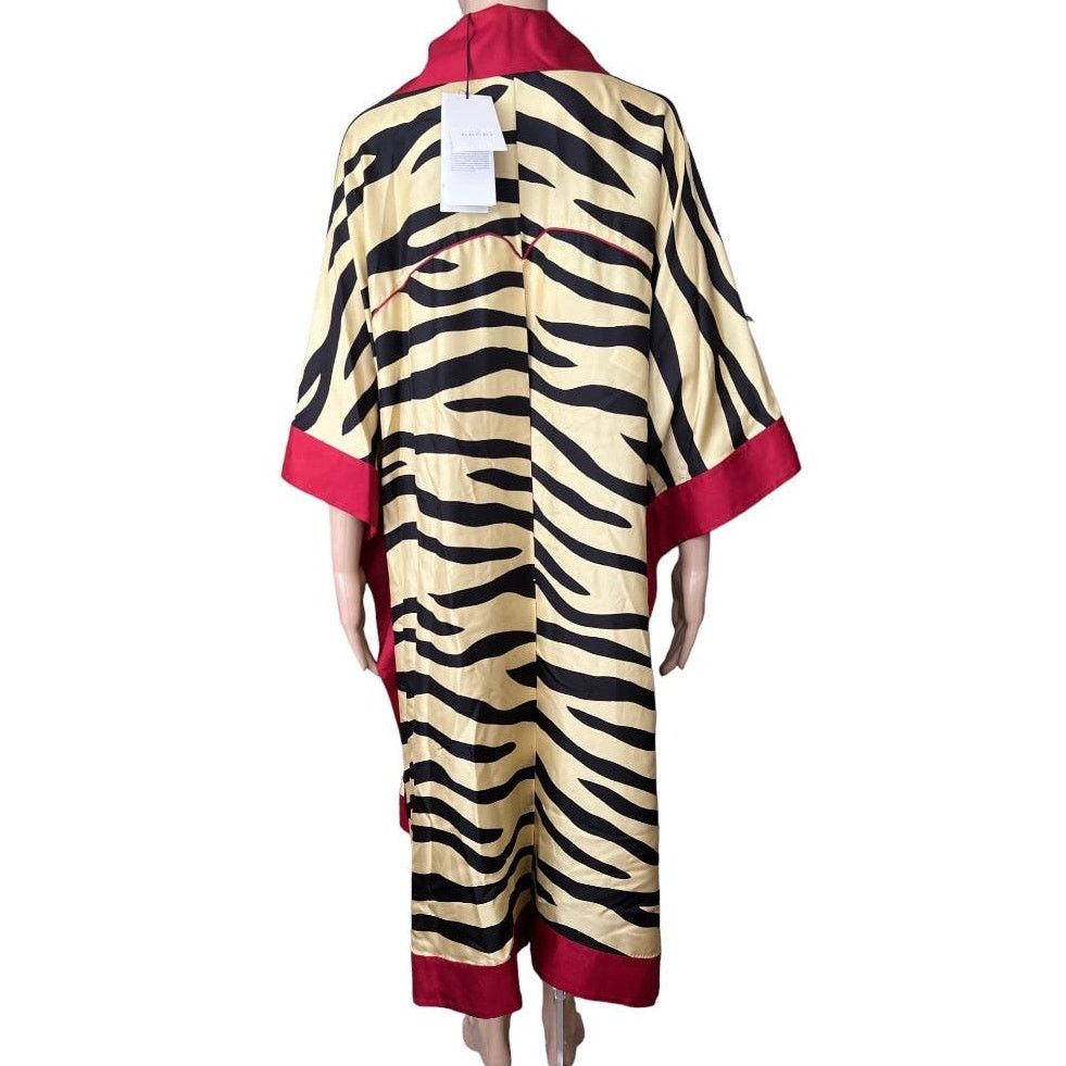 Gucci GUCCI Loungewear Silk Robe w/ Tags, Small/IT40 Size S / US 4 / IT 40 - 9 Thumbnail