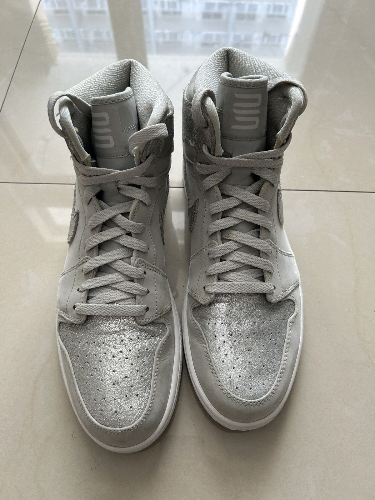 Jordan Brand 2006 Jordan 1 Silver CO JP with Suitcase Size US 11 / EU 44 - 3 Thumbnail