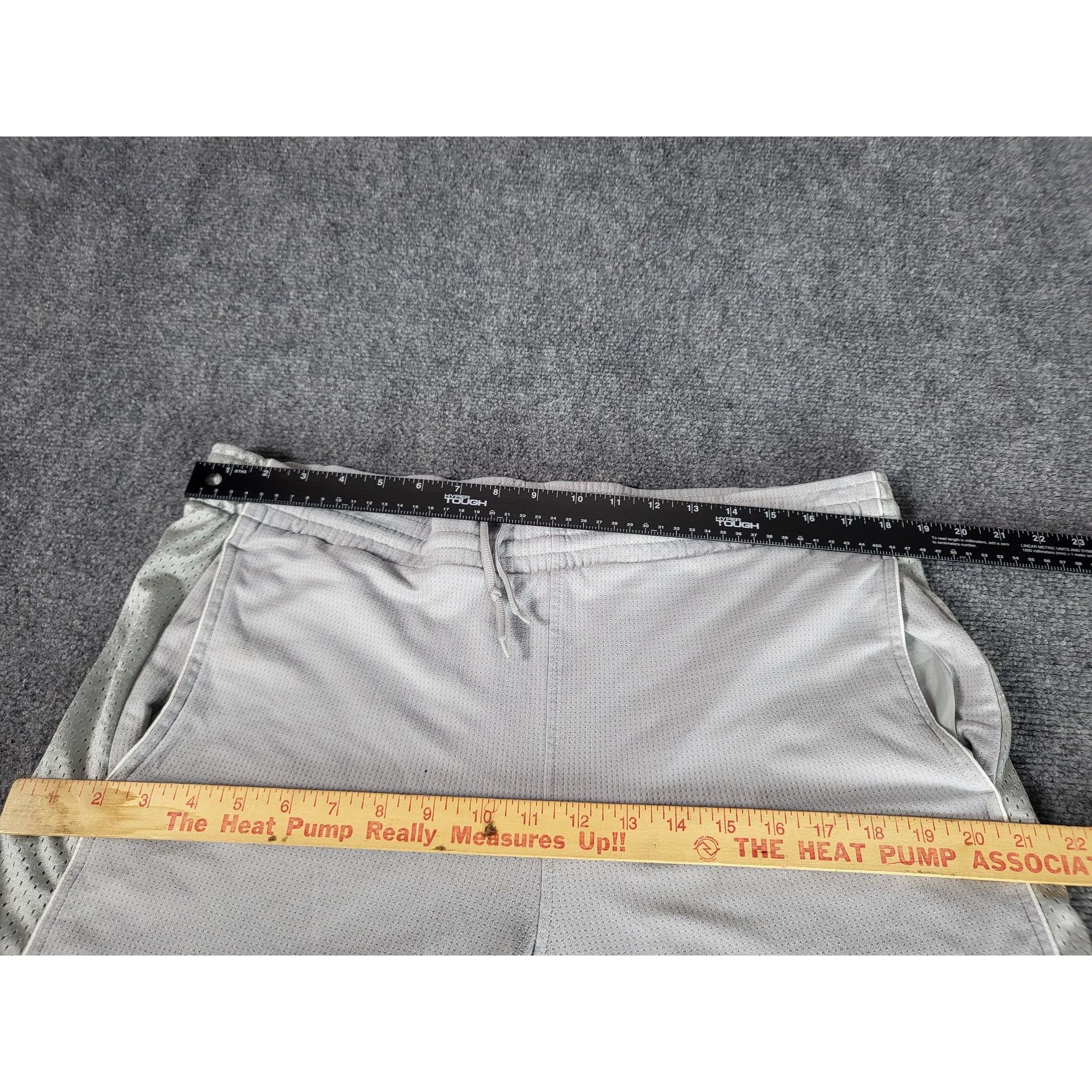 Nike Nike Fit Dry Basketball Shorts Men Sz L Gray Drawstring Casu Size US 38 / EU 54 - 6 Thumbnail