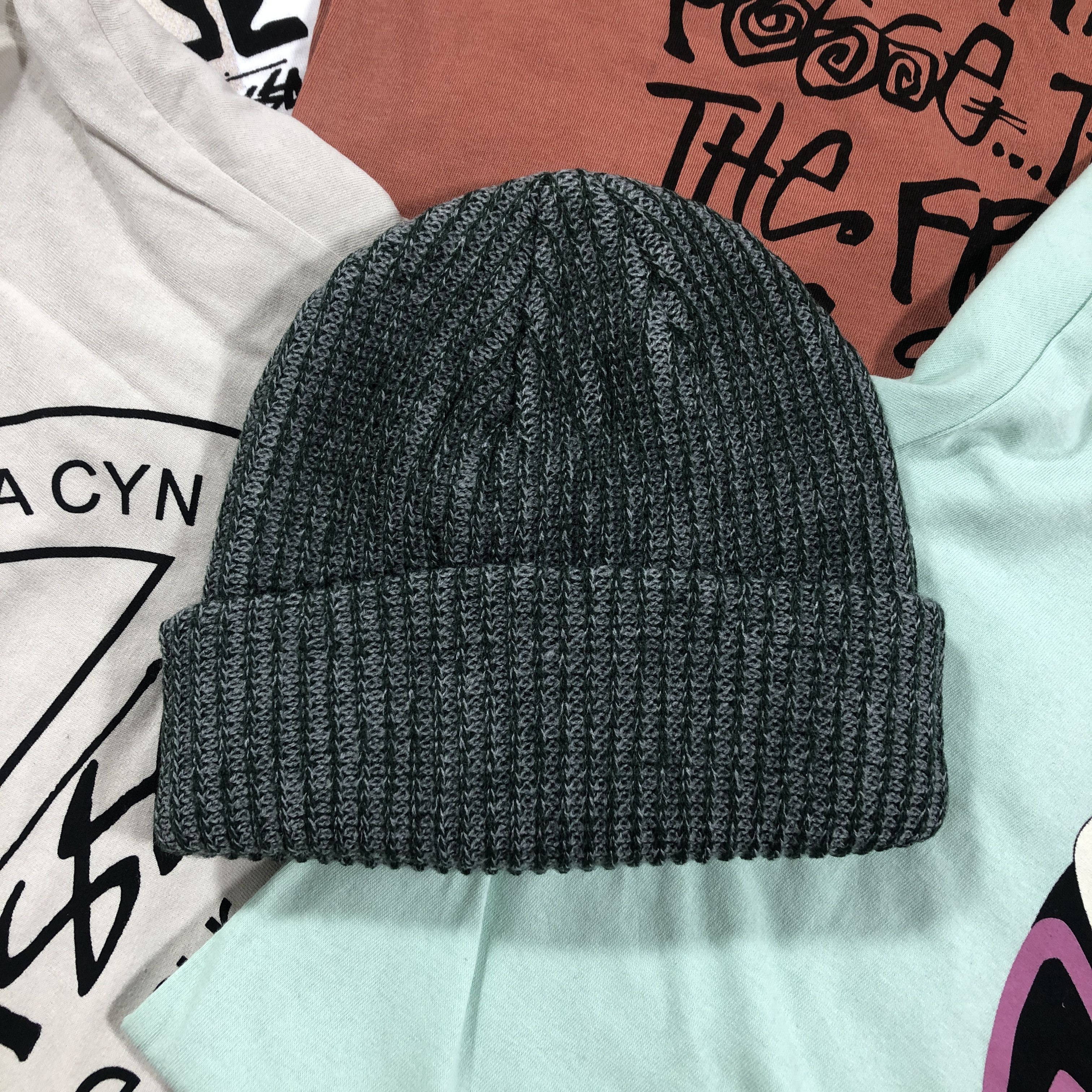 Stussy STUSSY TWO TONE BEANIE HAT • FOREST Size ONE SIZE - 2 Thumbnail