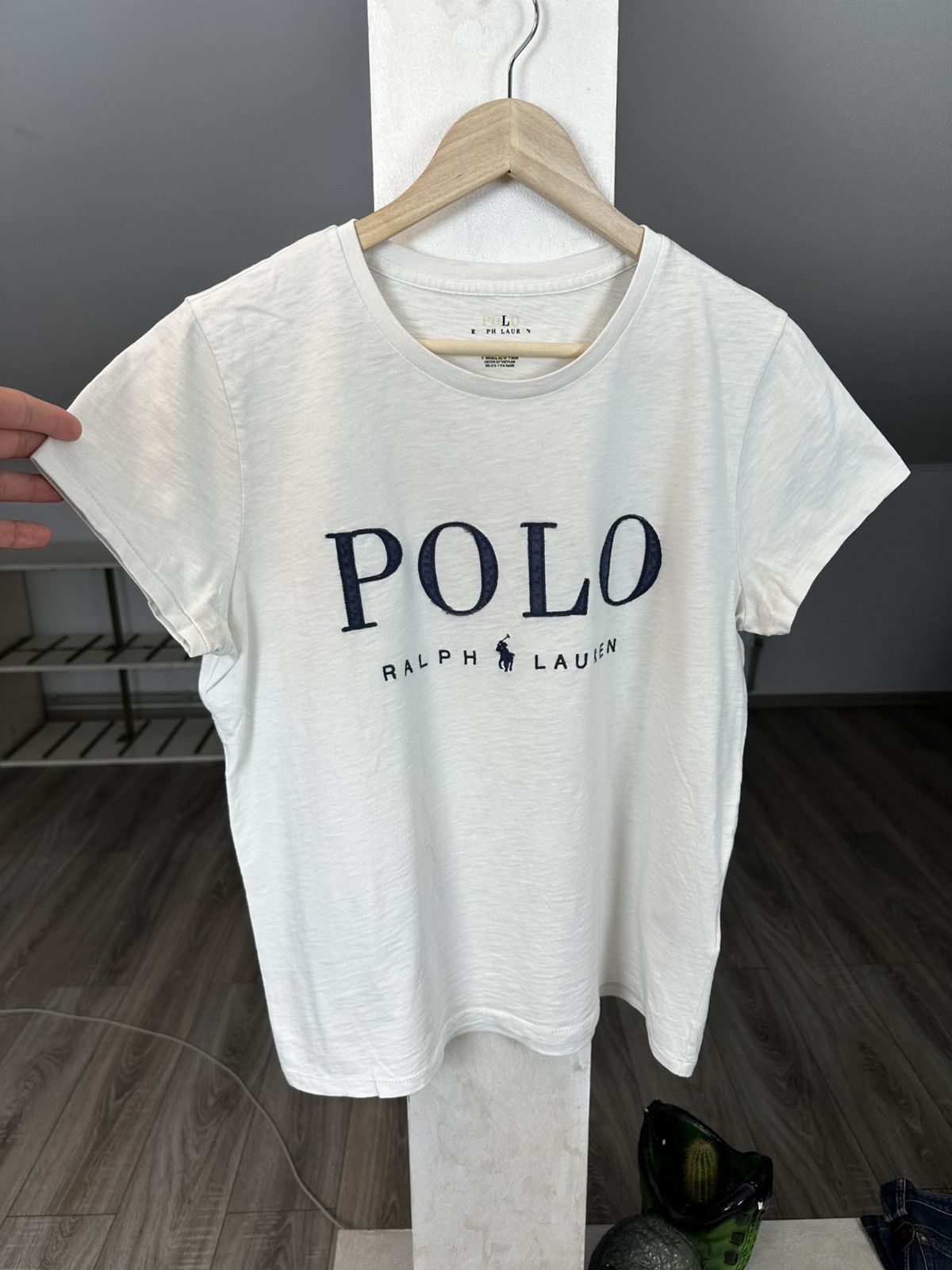 Polo Ralph Lauren Vintage Polo Ralph Lauren Big Logo Tee Size L / US 10 / IT 46 - 1 Thumbnail