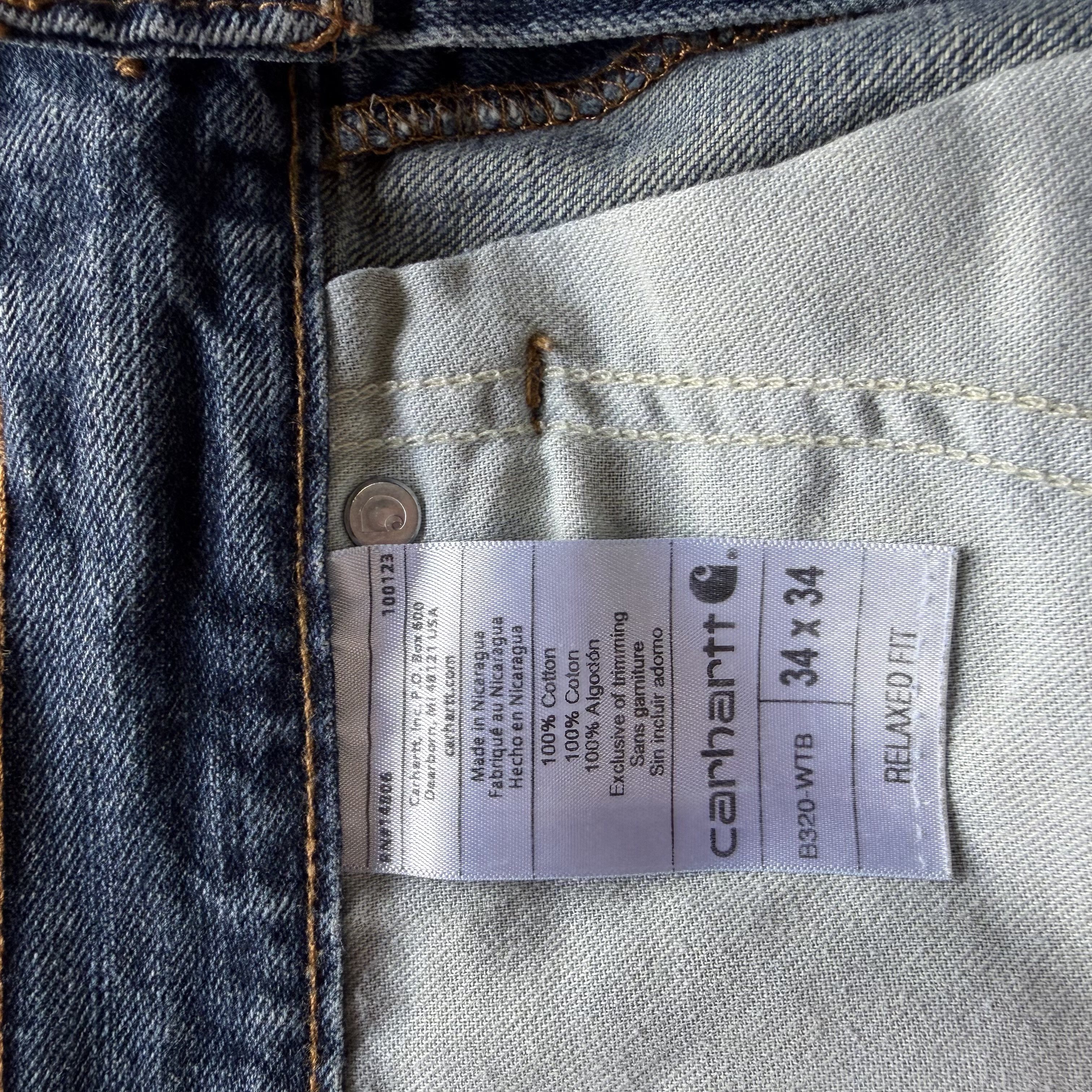 Carhartt Carhartt Jeans Men’s Size 34x34 (34x29) Dark Blue Relaxed Size US 34 / EU 50 - 6 Thumbnail