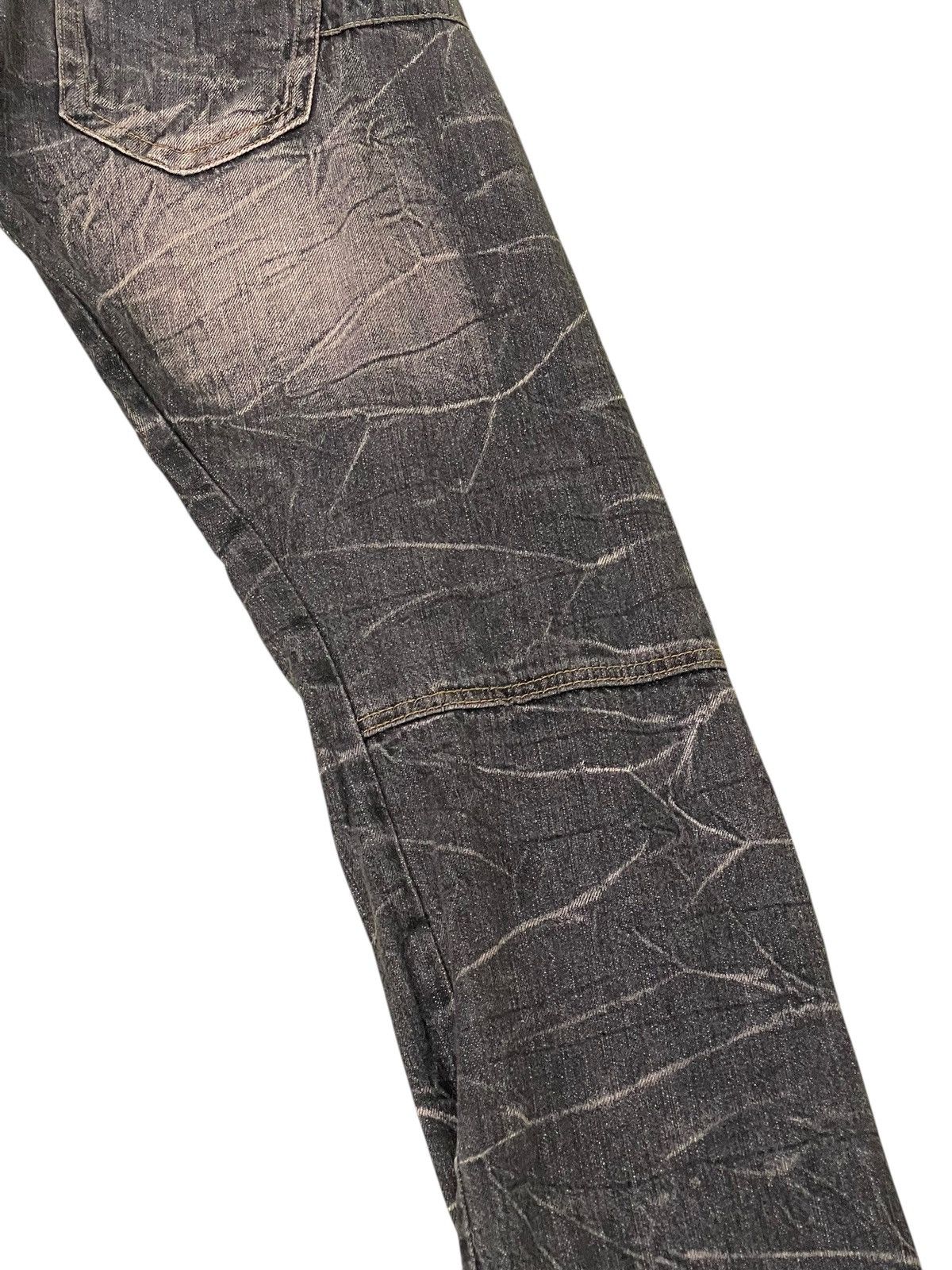 Japanese Brand Double Waist Jeans Barcedos Mud Washed Slim 9🟦 Size US 30 / EU 46 - 14 Thumbnail