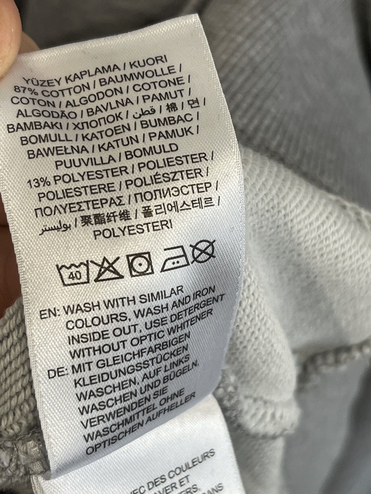 Gant GANT Archive Shield Embroidered Logo Sweatshirt Grey 2XL Size US XXL / EU 58 / 5 - 9 Thumbnail