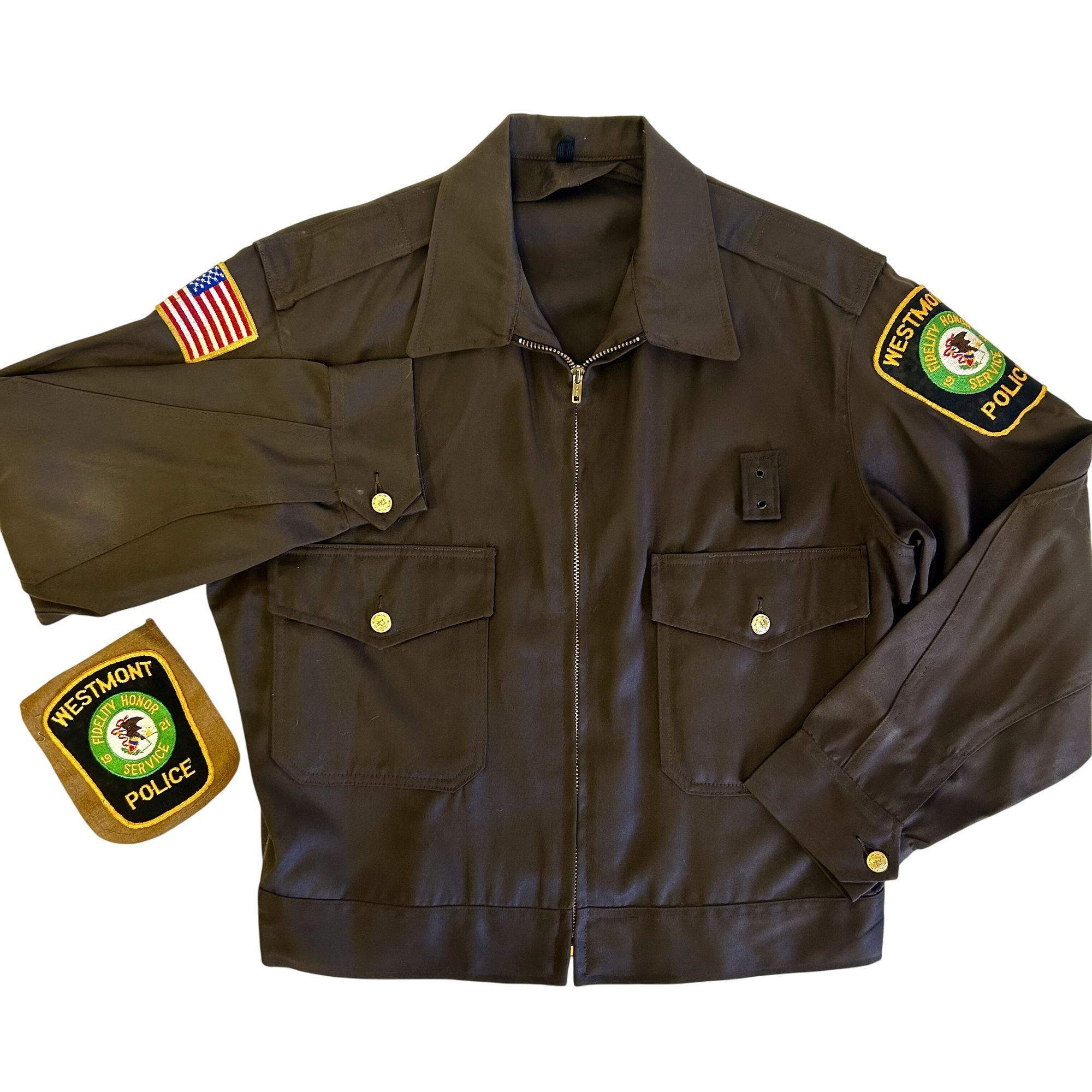 Other Vtg Feldman Bros Mr 2 Ply Westmont Police Patch Uniform Size US XL / EU 56 / 4 - 1 Thumbnail