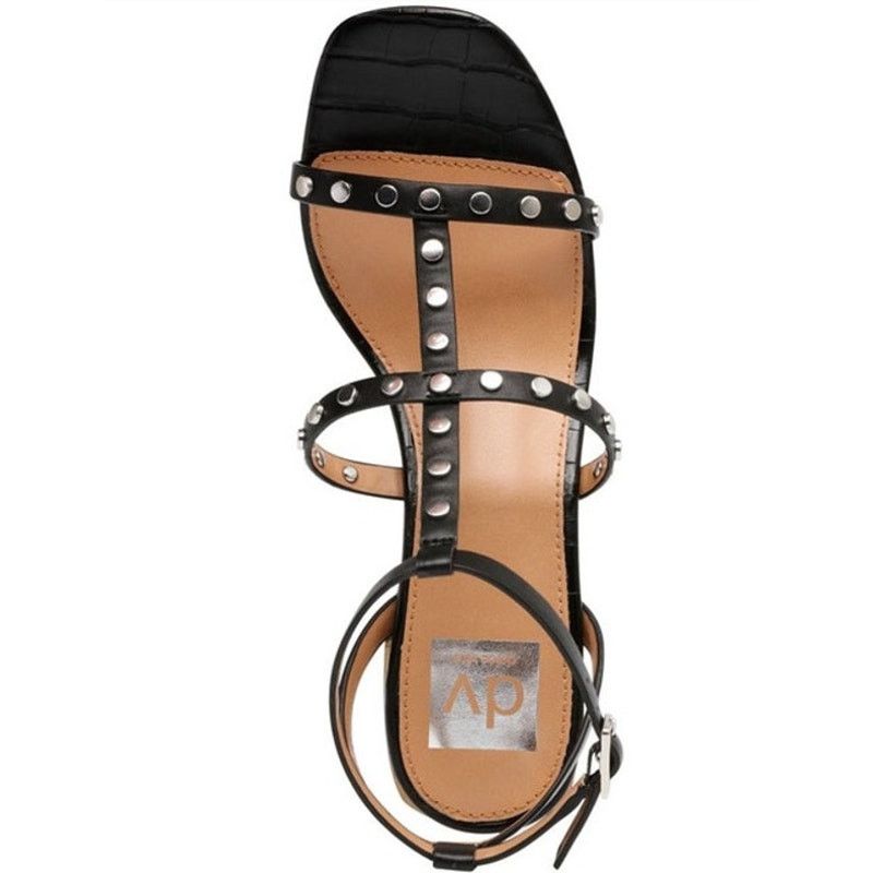 Dolce Vita DV DOLCE VITA Womens NEW Hilly Studded Sandals | Size 9.5 Size US 9.5 / IT 39.5 - 3 Thumbnail