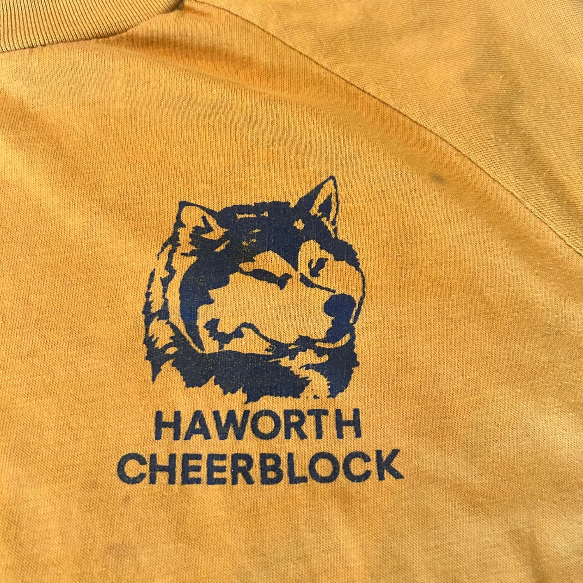 Vintage Vintage Champion Haworth Cheerblock Single Stitch Tee L Size L / US 10 / IT 46 - 3 Thumbnail