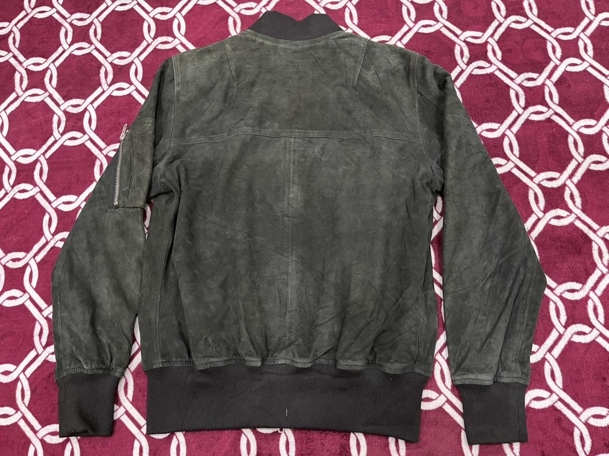 Le Grande Bleu (L.G.B.) Unknown Japanese Brand Goat Leather Jacket Size US S / EU 44-46 / 1 - 2 Thumbnail