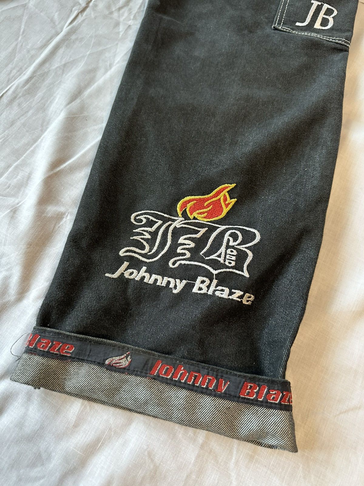 Vintage Johnny Blaze Vintage Cargo Jeans Denim Pants size 28 Size 28" / US 6 / IT 42 - 3 Thumbnail