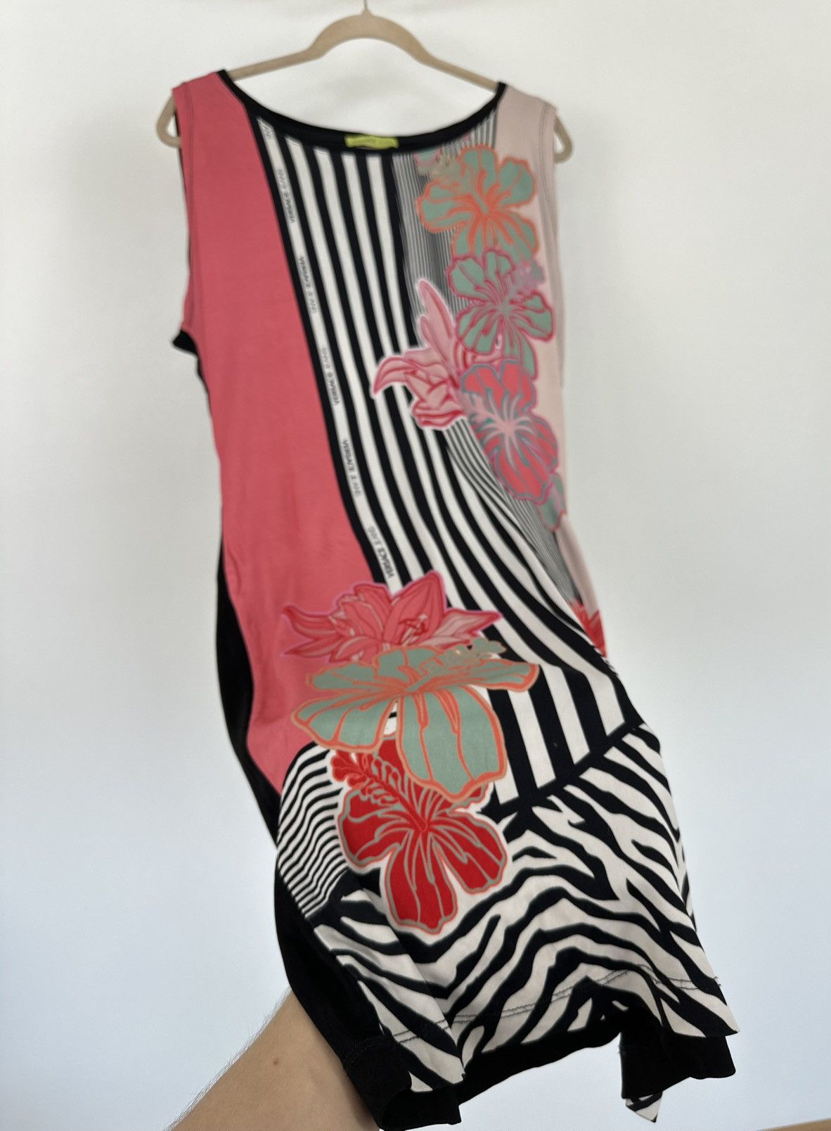 Versace Vintage Versace Designer Luxury Archival Y2K Floral Dress Size XL / US 12-14 / IT 48-50 - 7 Thumbnail