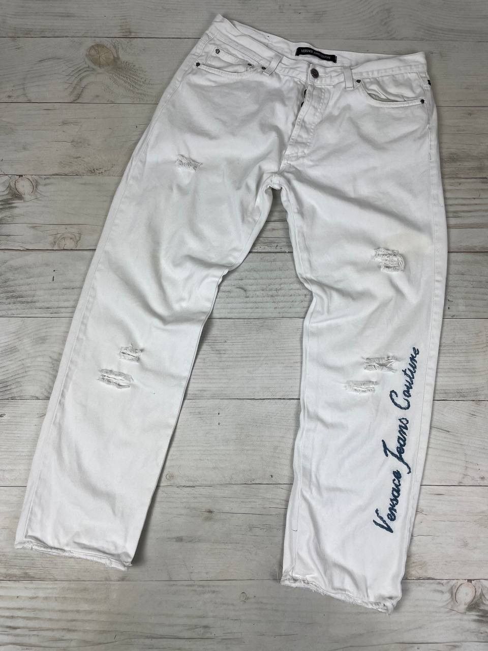 Versace Jeans Couture Vintage Versace Jeans Couture Denim Jeans Big Logo 90s Y2K Size US 38 / EU 54 - 1 Thumbnail