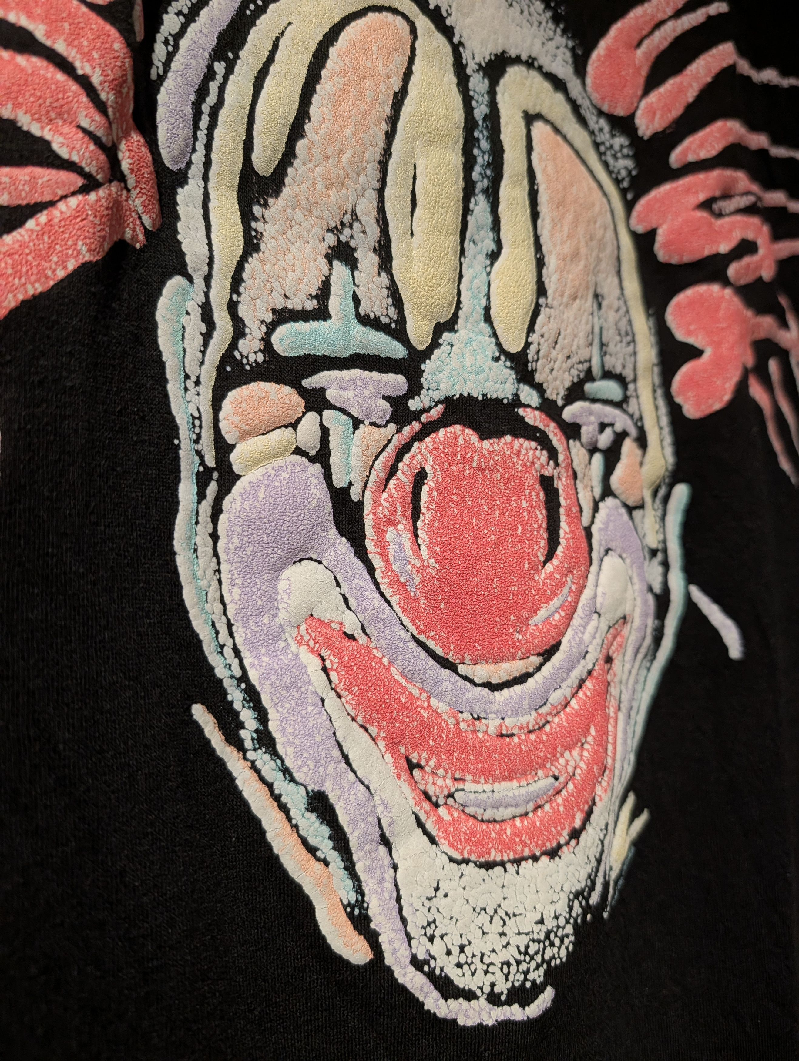 Arts & Science Vintage 80s The Midnight Clown T-Shirt Puff Print Horror Art Size US M / EU 48-50 / 2 - 5 Thumbnail