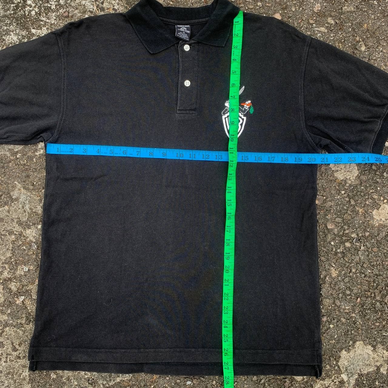 Warner Bros Vintage 1996 WARNER BROS Embroidered Logo Polo Tshirt Size US M / EU 48-50 / 2 - 6 Thumbnail