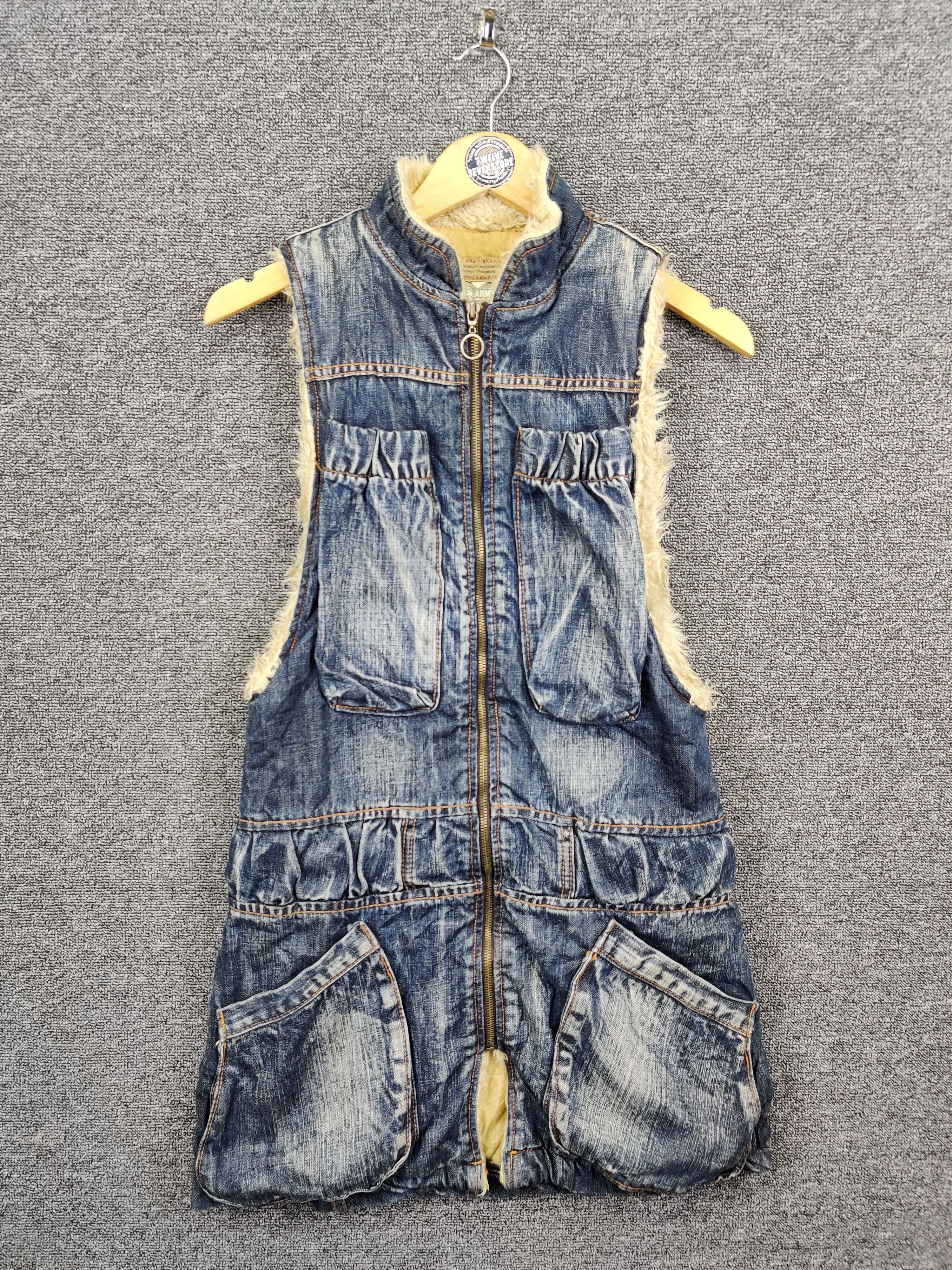 Old Army Denim Multi Pocket Vest