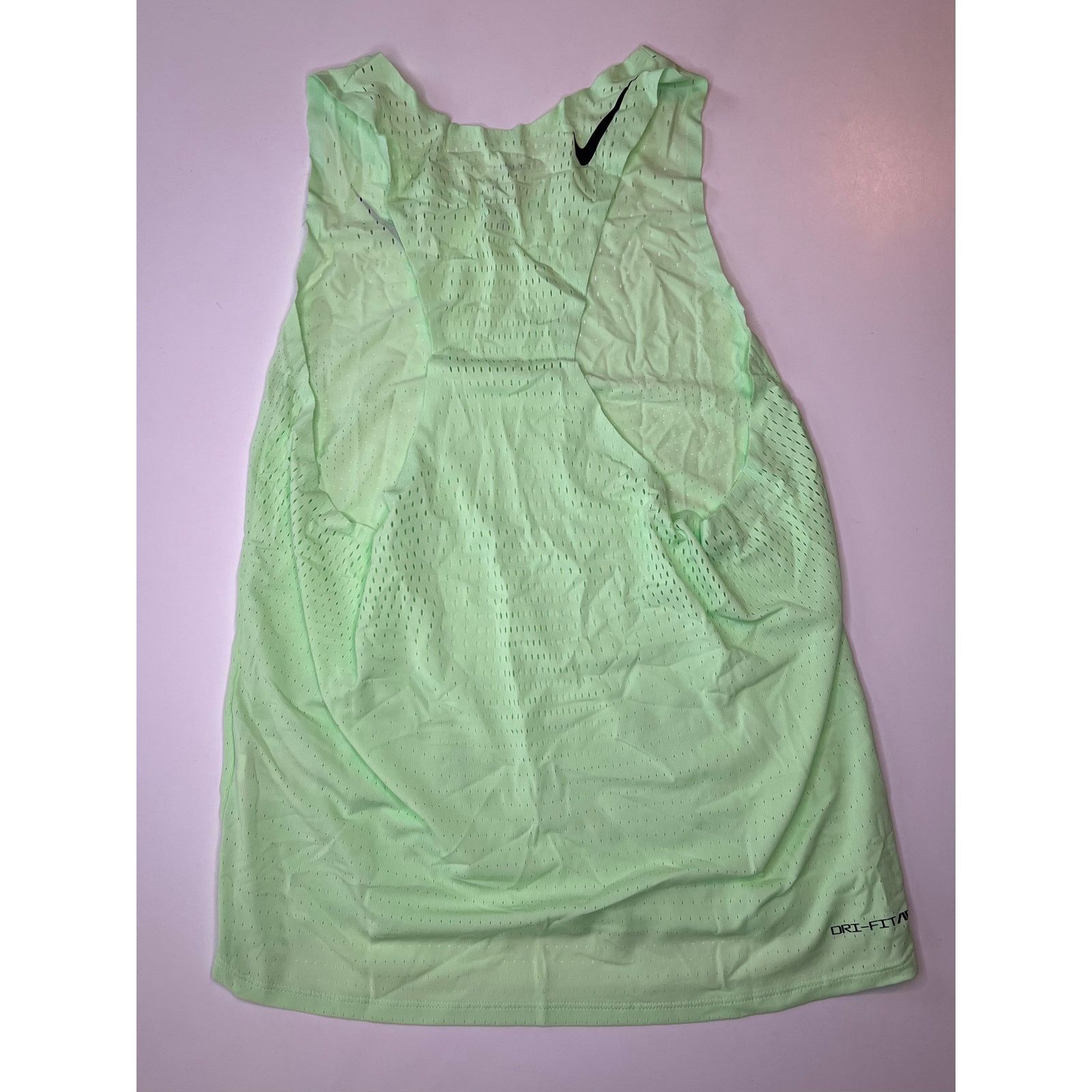 Nike Nike Dri-Fit Track Tank Singlet Light Green Size US M / EU 48-50 / 2 - 2 Thumbnail