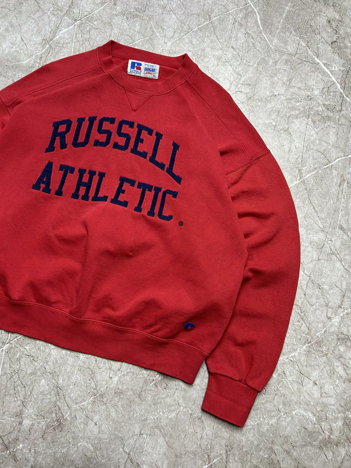 Russell Athletic × Vintage Russel athletic vintage sweatshirt big logo 90s Streetwear Size US XL / EU 56 / 4 - 2 Thumbnail
