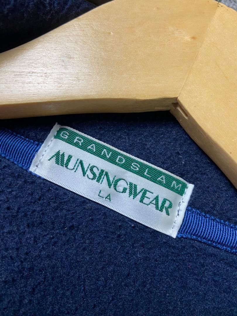 Japanese Brand Munsingwear Grandslam Fleece Zip Up Vest (187) Size US L / EU 52-54 / 3 - 3 Thumbnail