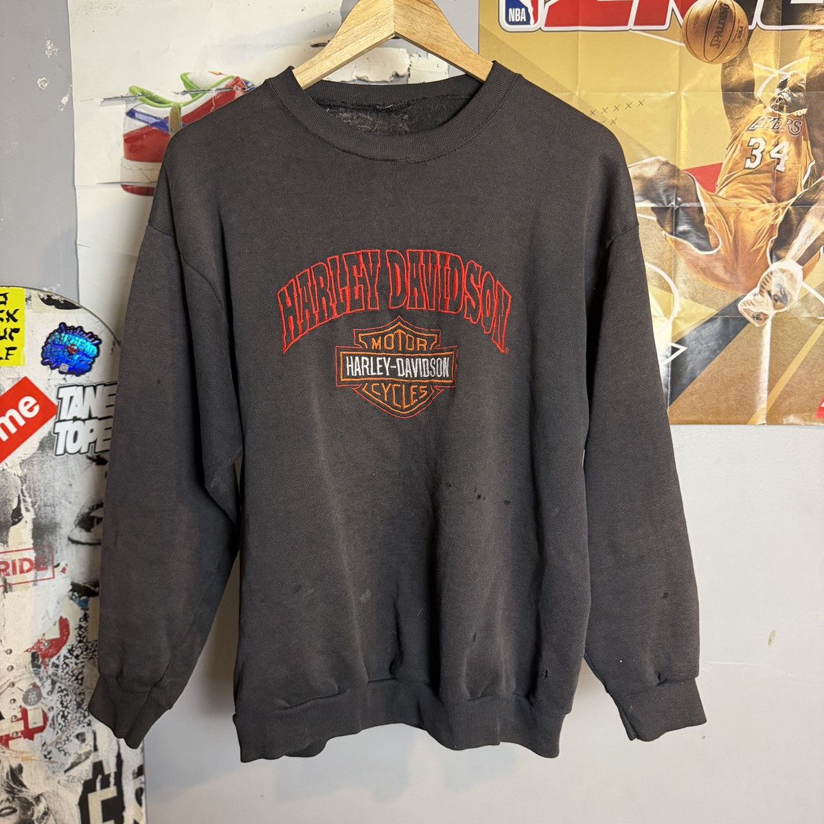 Harley Davidson Distressed harley davidson crewneck Size US M / EU 48-50 / 2 - 1 Thumbnail