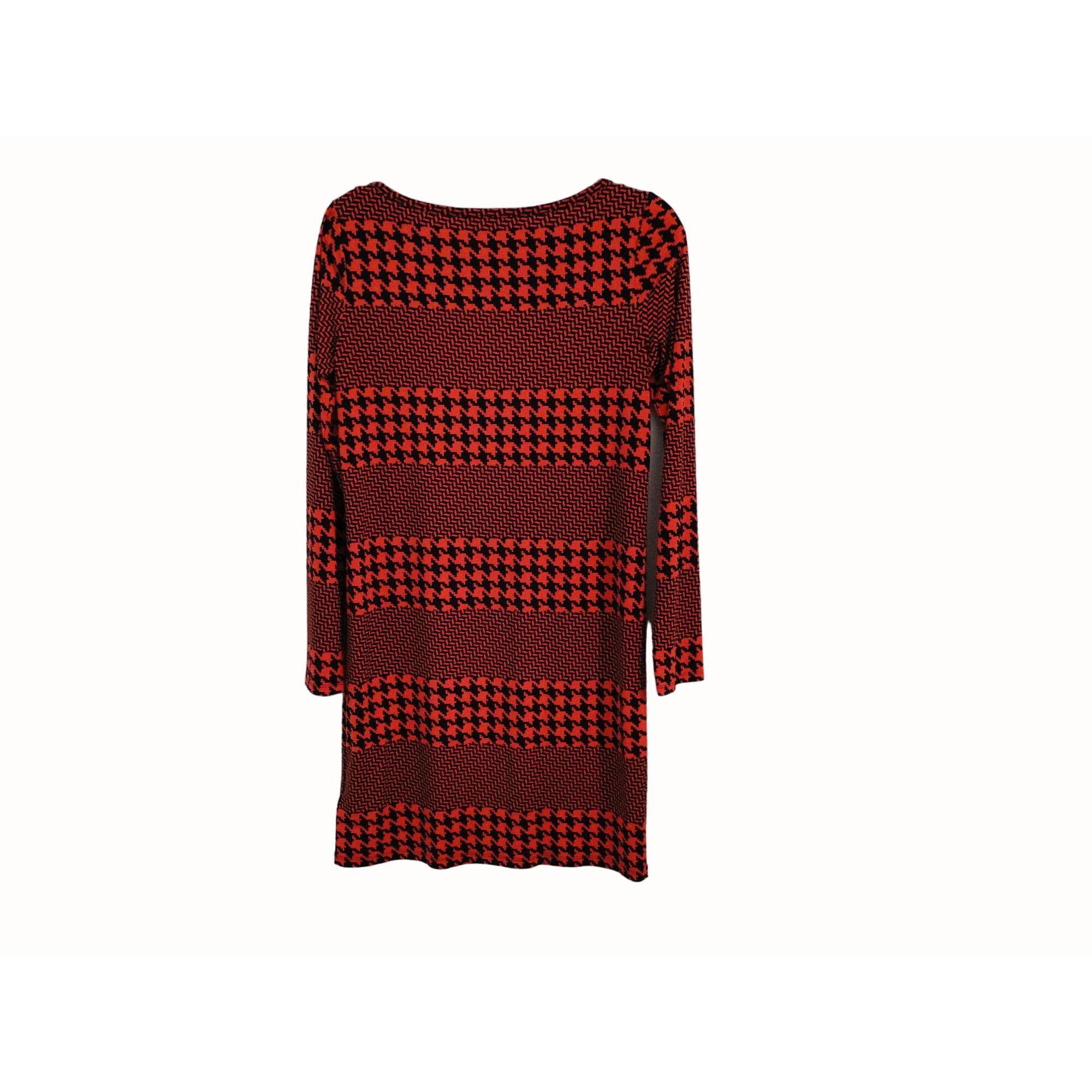 Michael Kors Michael Kors Sheath Dress Womens Small S Orange Red Black Ge Size S / US 4 / IT 40 - 4 Thumbnail