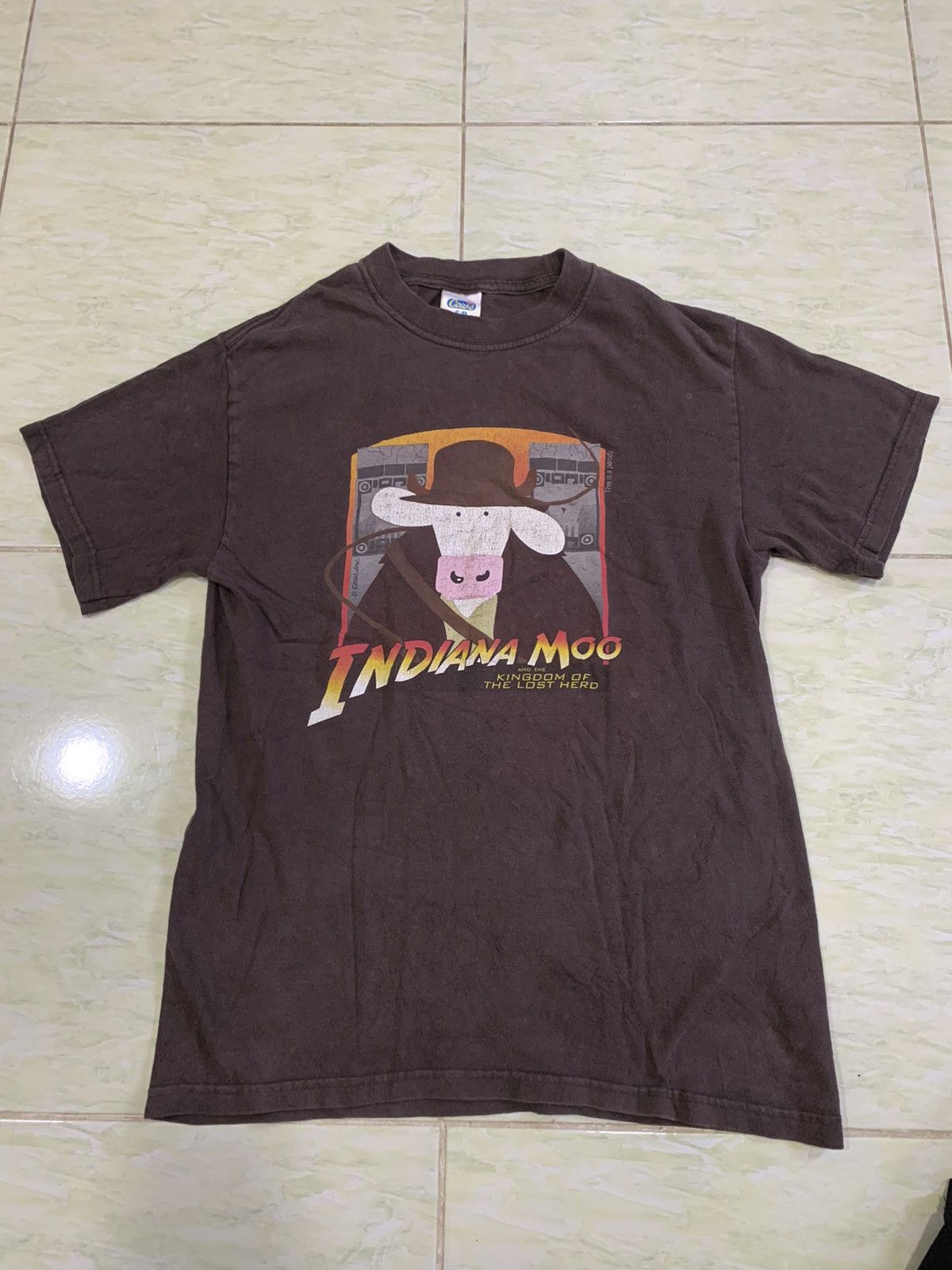 Other Vintage Parody Indiana Moo T-shirt Size US S / EU 44-46 / 1 - 8 Thumbnail