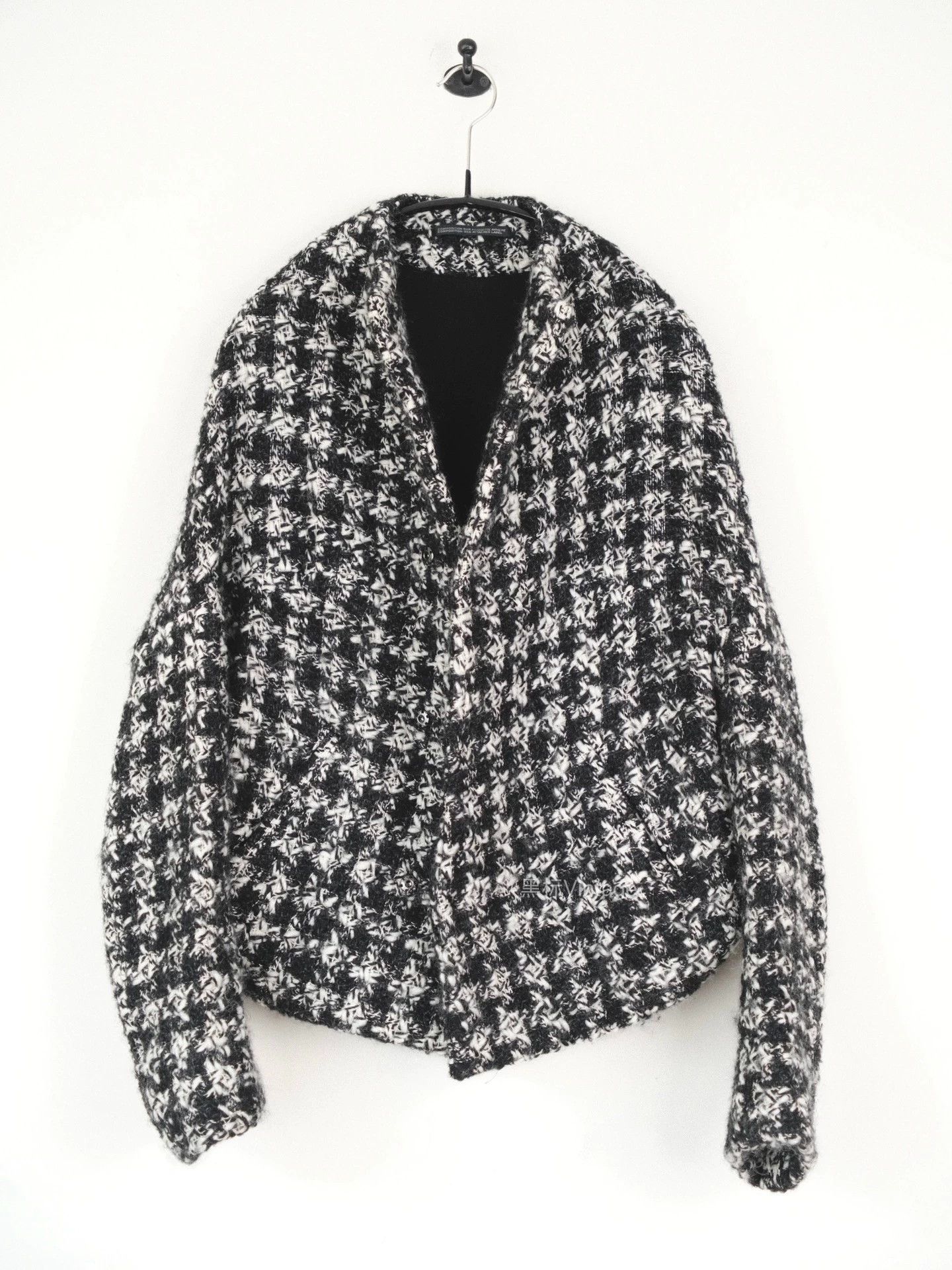 Yohji Yamamoto Yohji Yamamoto 17aw Vntg Tweed Stand Collar Jkt Women's Size XS / US 0-2 / IT 36-38 - 4 Thumbnail