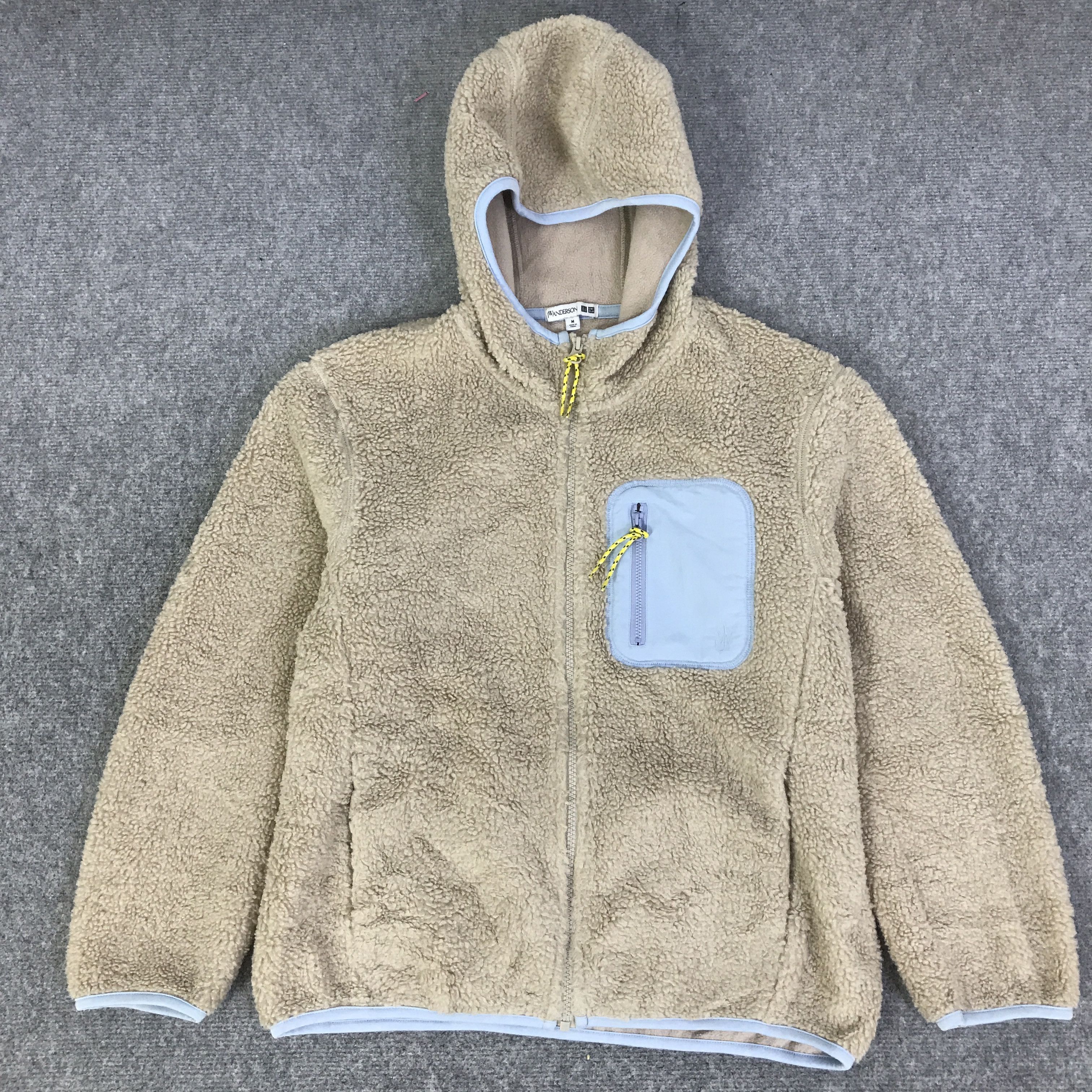 JW Anderson J.W ANDERSON FLEECE SHERPA HOODIE JACKET K105B11 Size US M / EU 48-50 / 2 - 1 Thumbnail