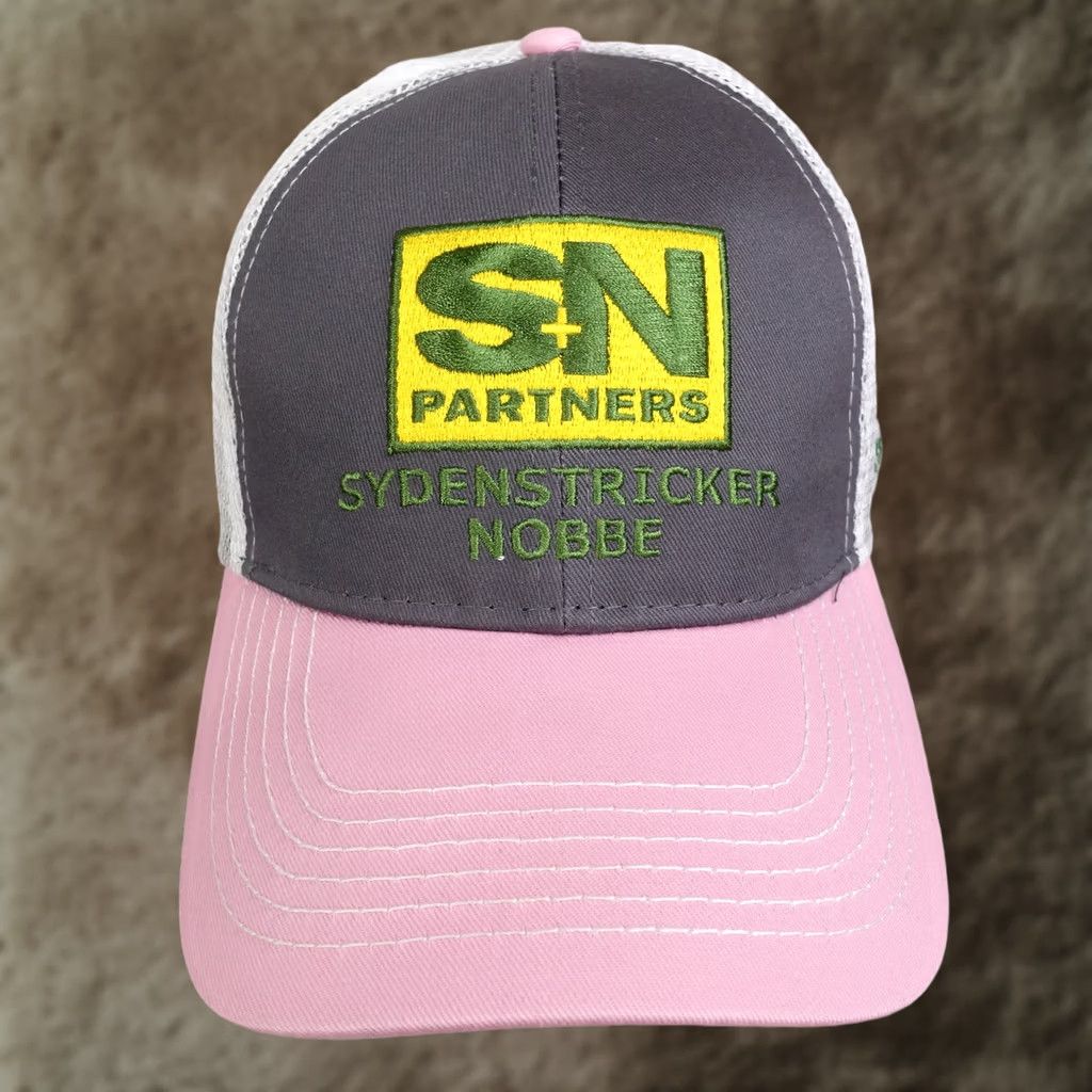 John Deere JOHN DEERE SYDENSTRICKER NOBBE GREY PINK ADJUSTABLE BASEBALL HAT CAP Size ONE SIZE - 1 Thumbnail